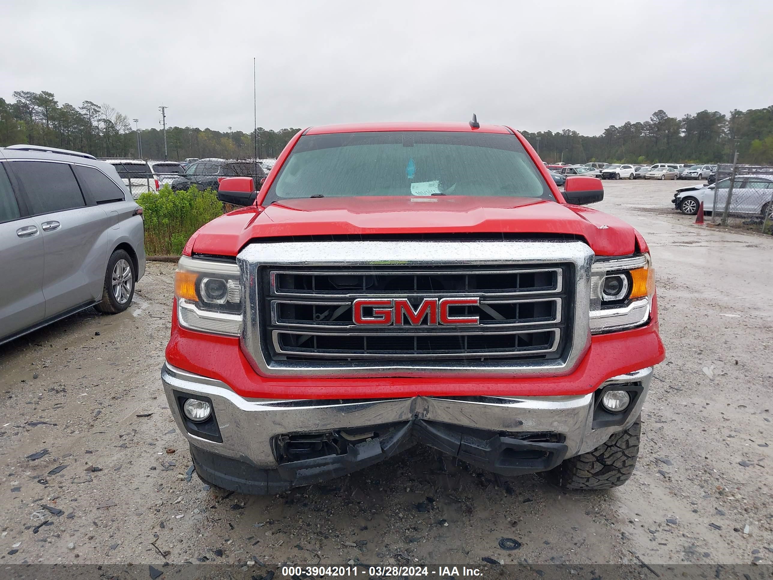 2015 GMC Sierra 1500 Sle vin: 1GTV2UEC3FZ295030