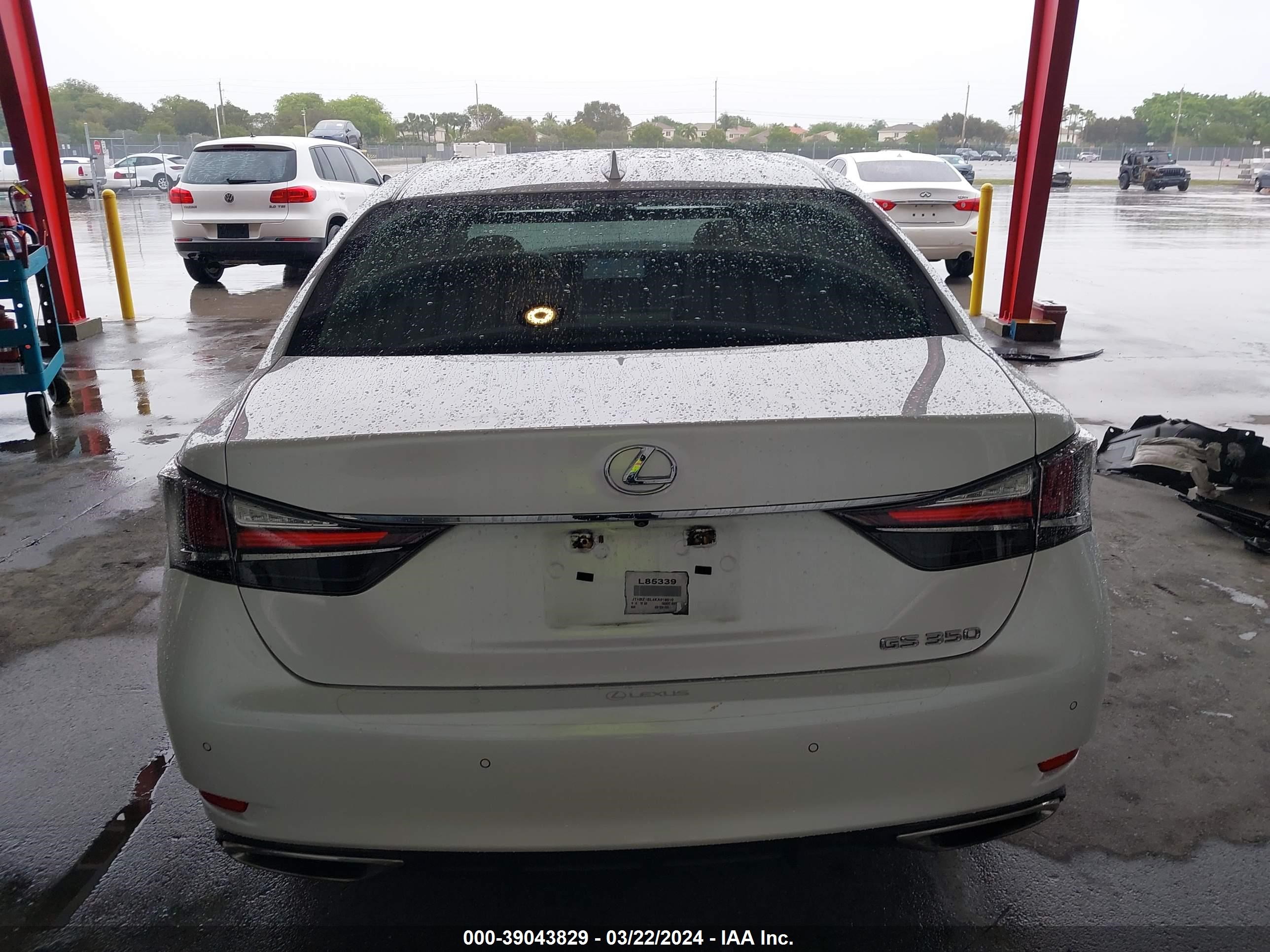 2019 Lexus Gs 350 vin: JTHBZ1BL4KA018010