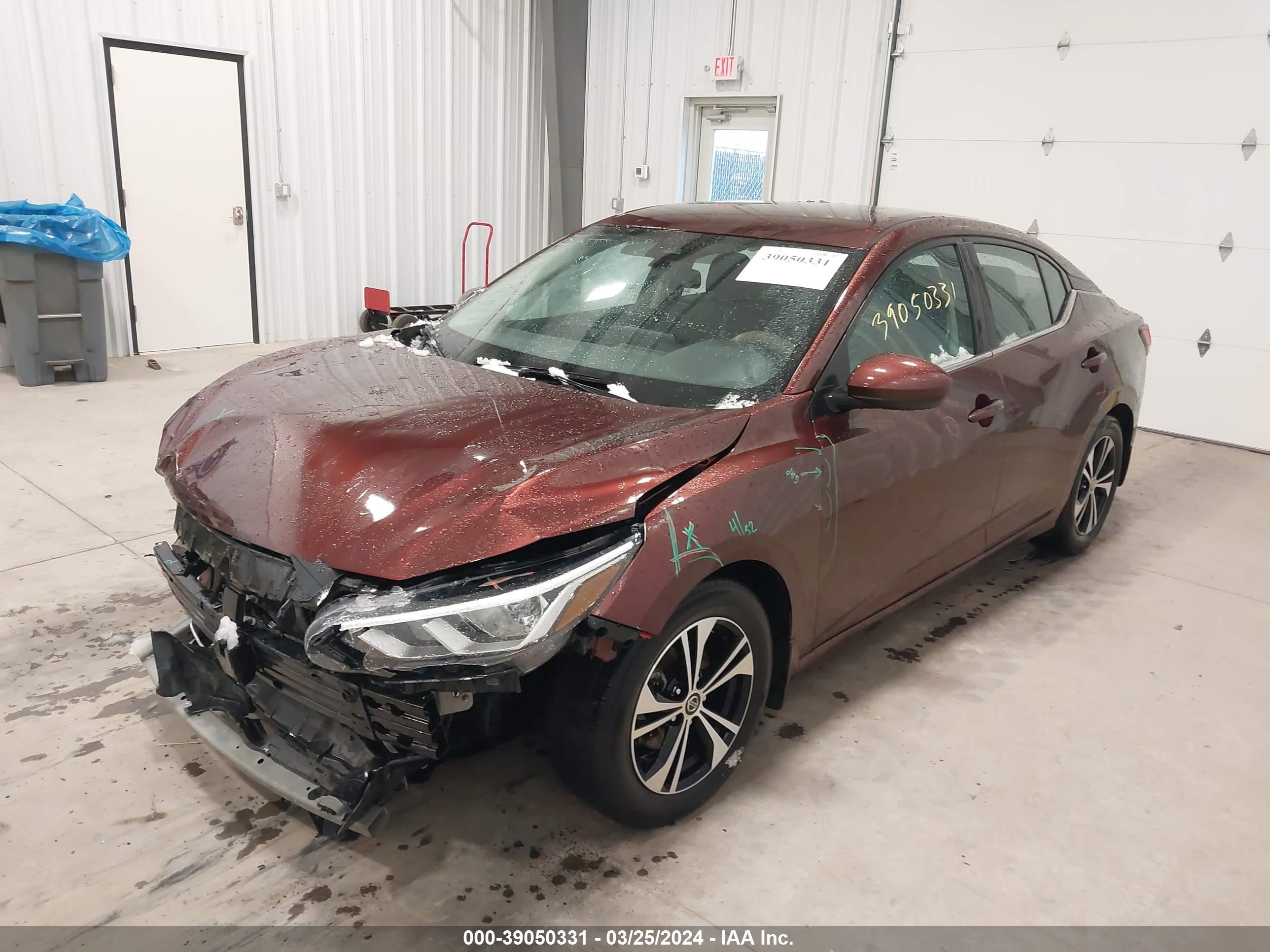 2021 Nissan Sentra Sv vin: 3N1AB8CV1MY277095