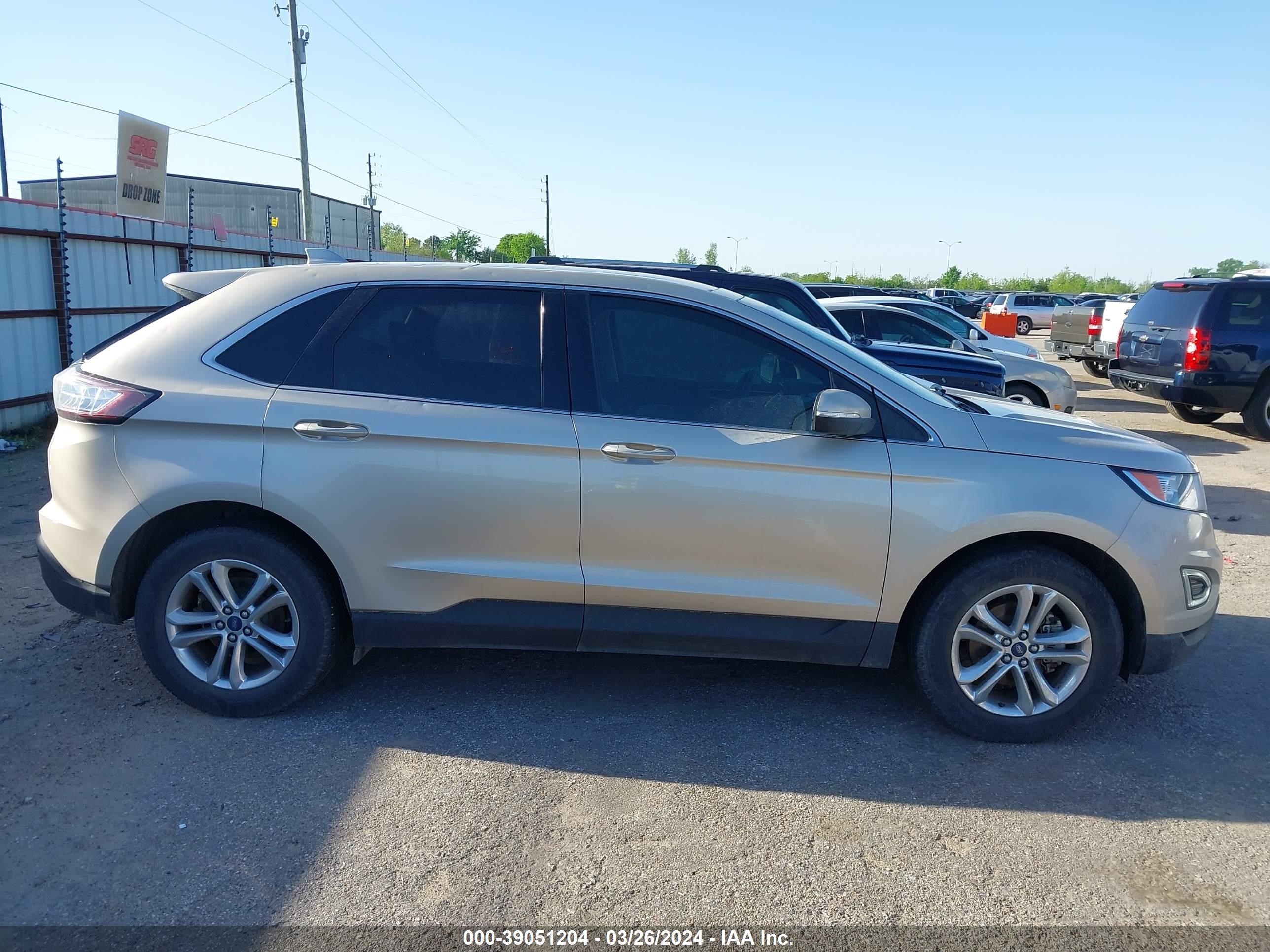 2018 Ford Edge Sel vin: 2FMPK3J95JBC00455