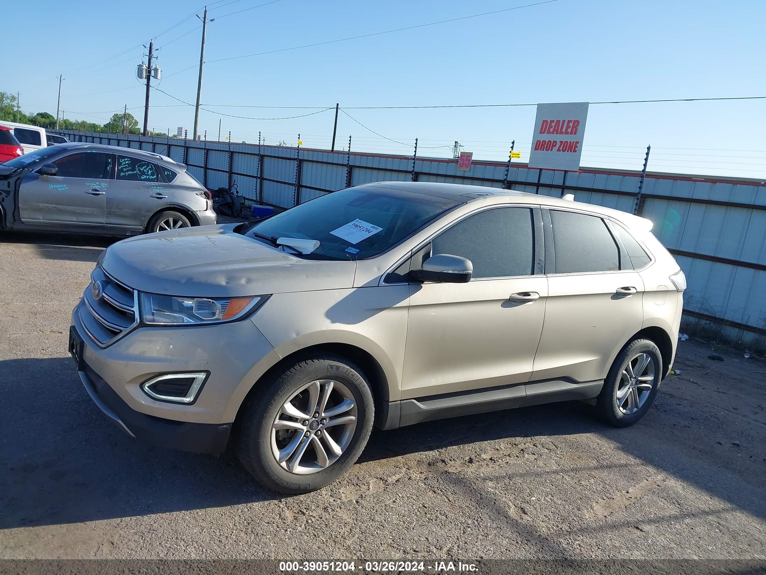 2018 Ford Edge Sel vin: 2FMPK3J95JBC00455