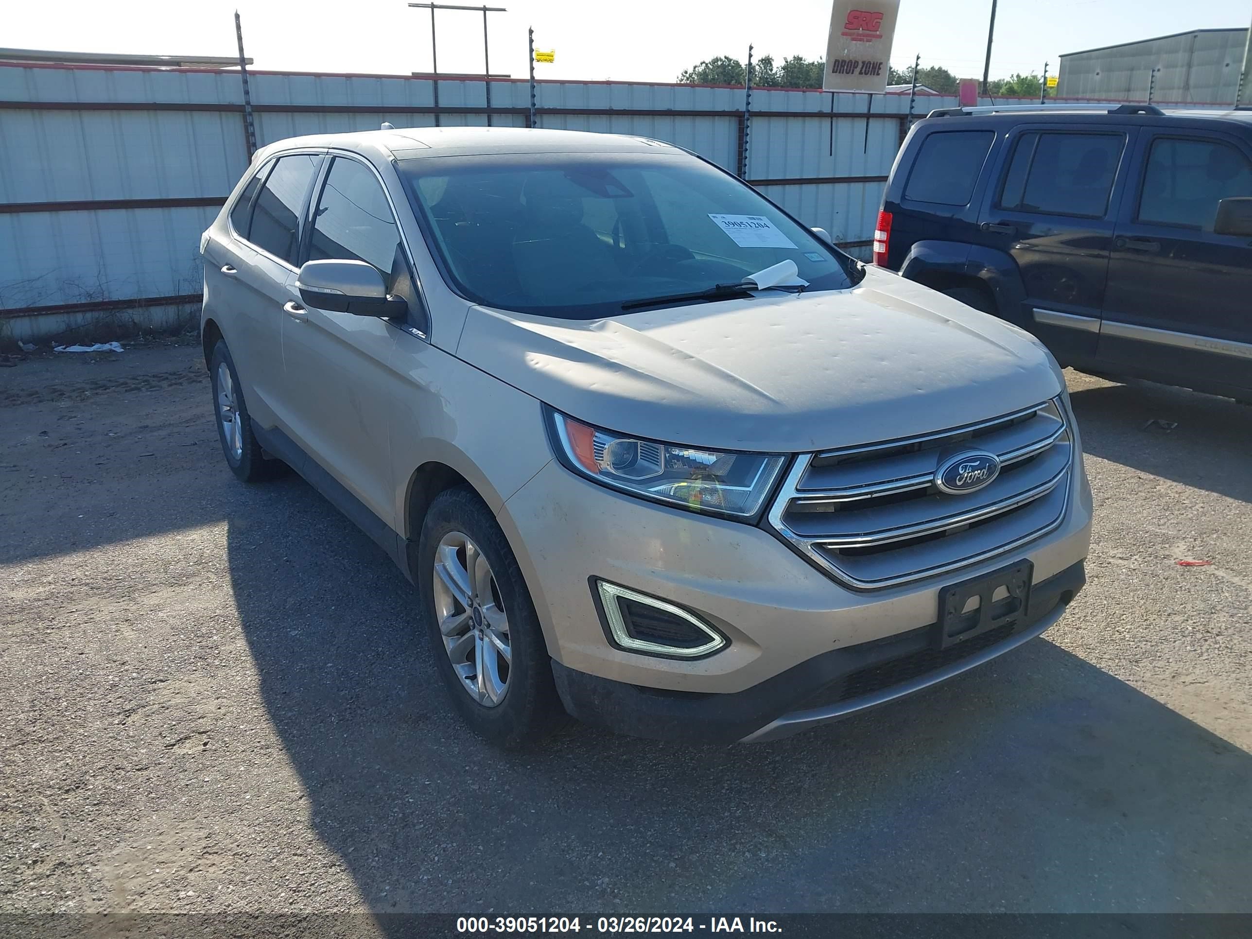 2018 Ford Edge Sel vin: 2FMPK3J95JBC00455