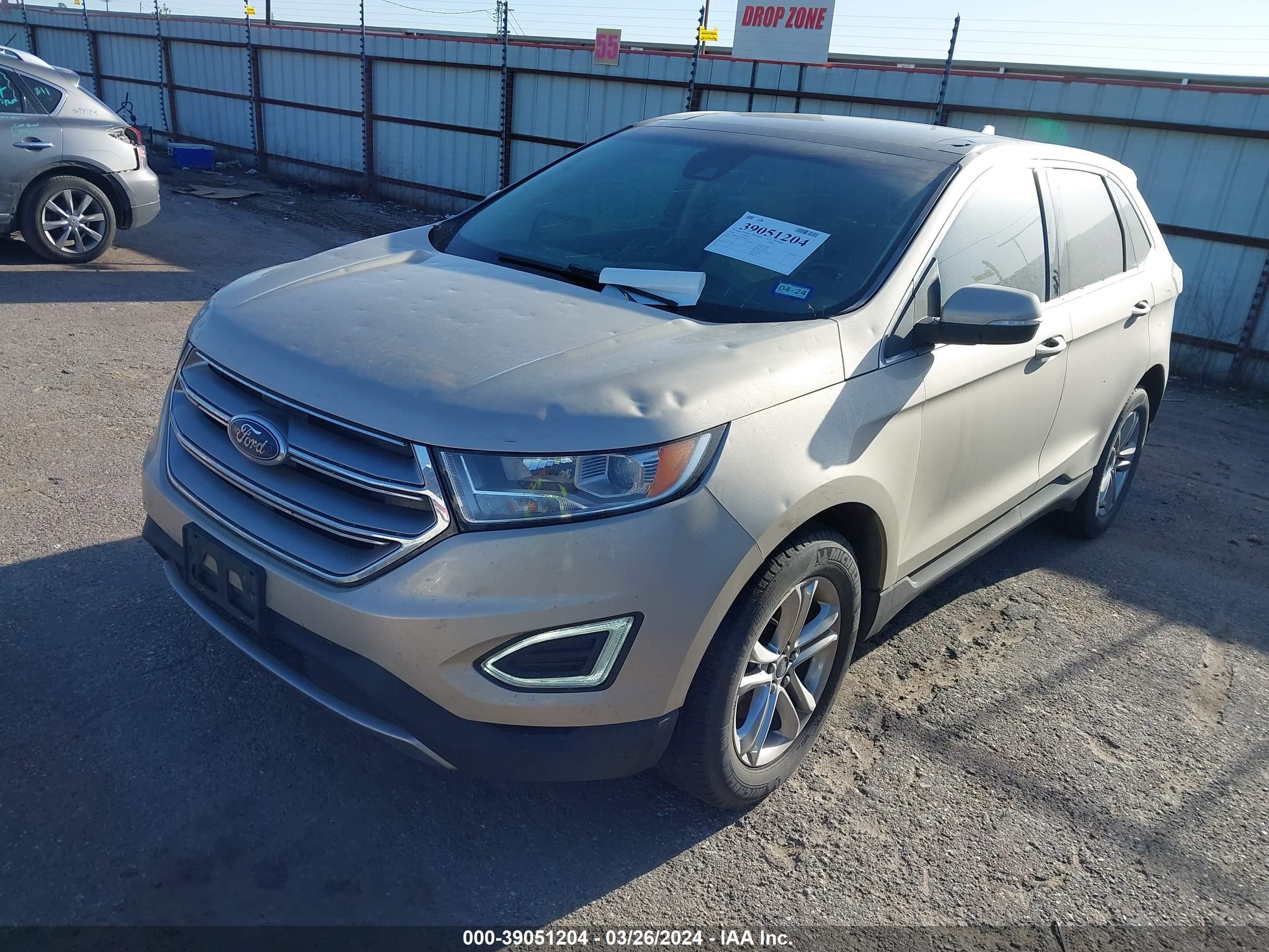 2018 Ford Edge Sel vin: 2FMPK3J95JBC00455