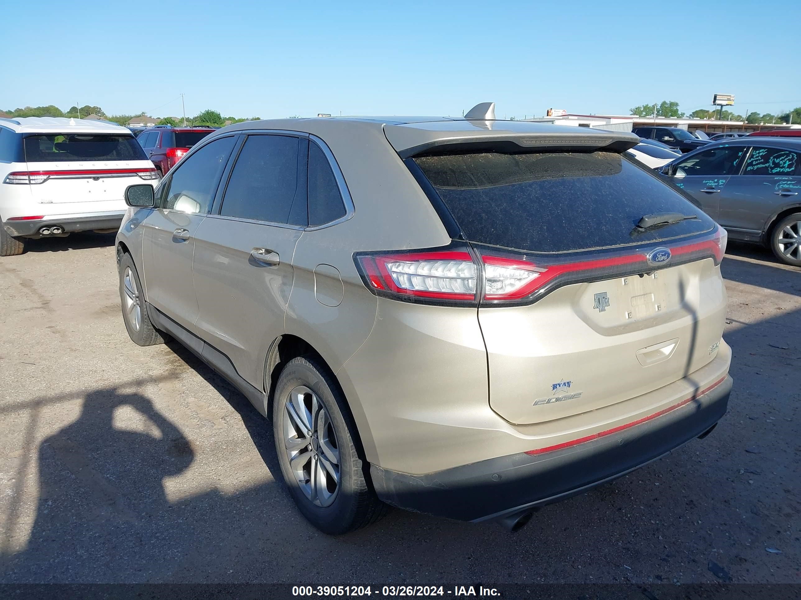 2018 Ford Edge Sel vin: 2FMPK3J95JBC00455