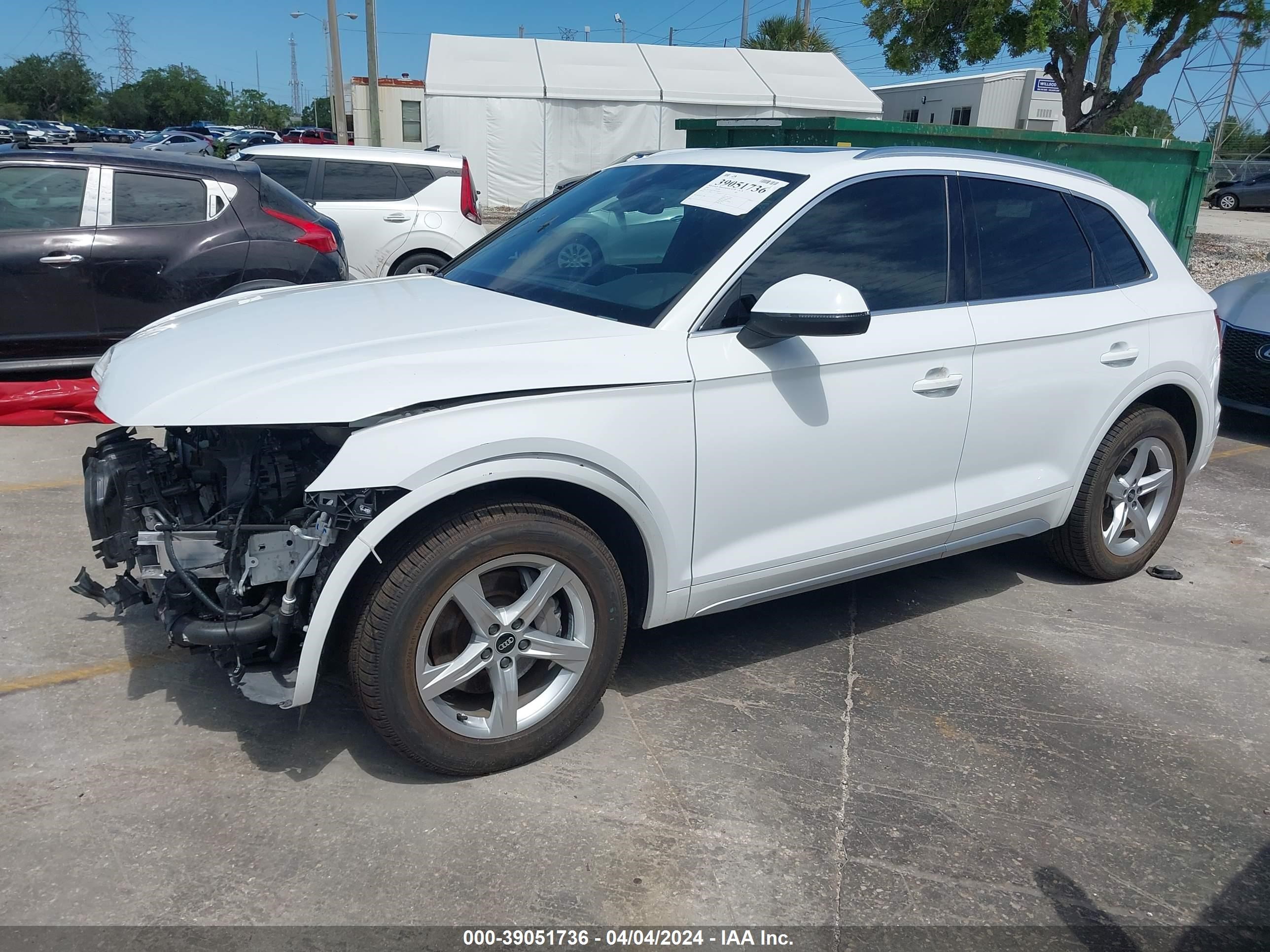 2021 Audi Q5 Premium 45 Tfsi Quattro S Tronic vin: WA1AAAFY4M2118593