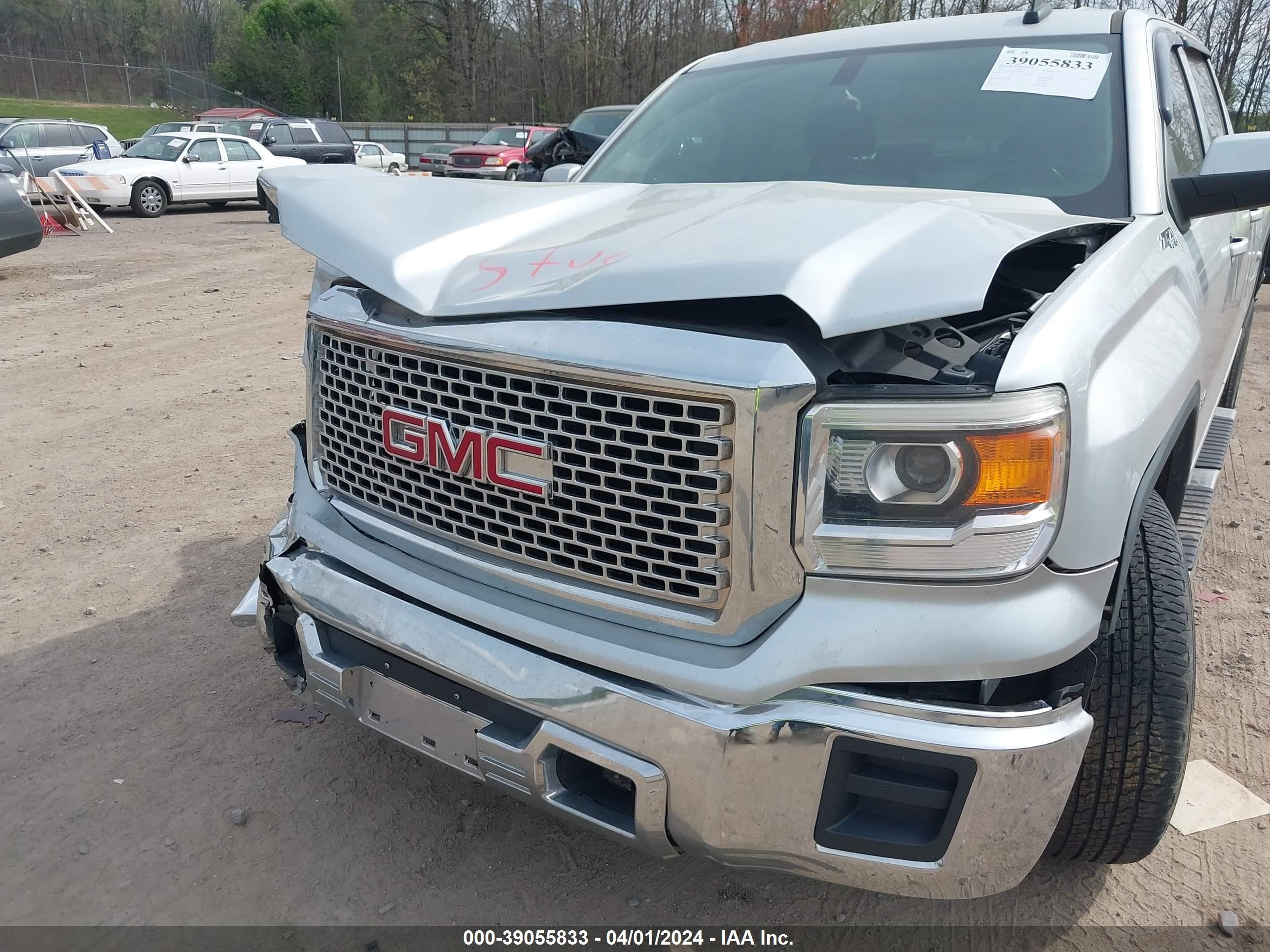 2015 GMC Sierra 1500 Sle vin: 3GTU2UEC2FG491407