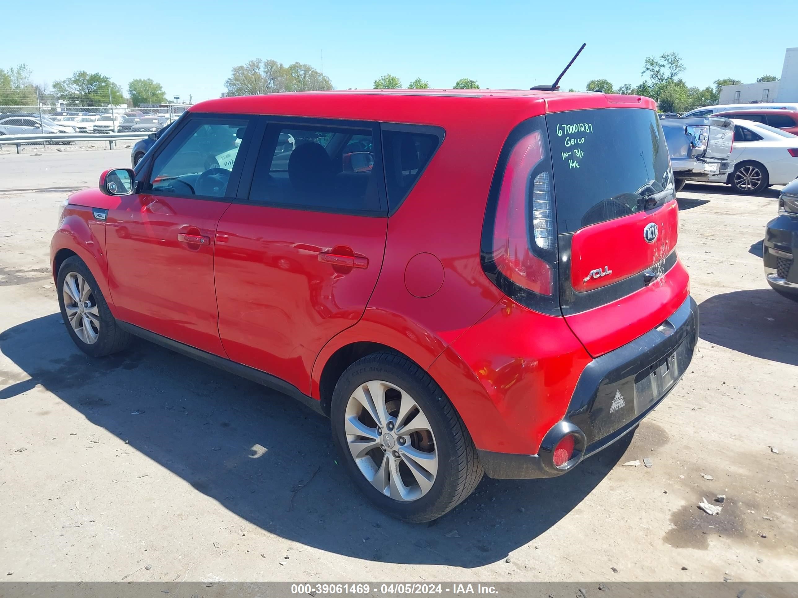 2016 Kia Soul + vin: KNDJP3A55G7833788