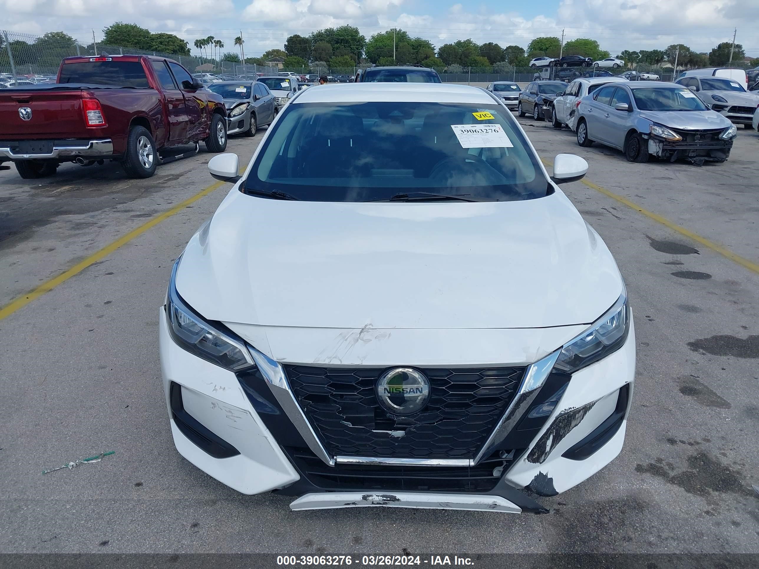 2020 Nissan Sentra S Xtronic Cvt vin: 3N1AB8BV0LY295569