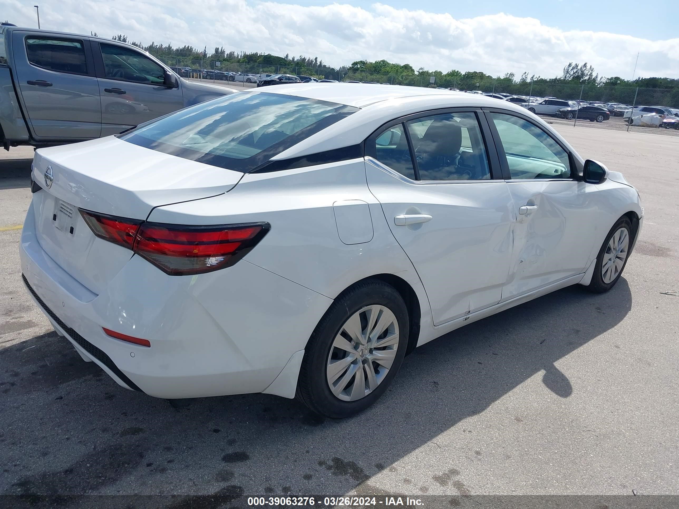 2020 Nissan Sentra S Xtronic Cvt vin: 3N1AB8BV0LY295569