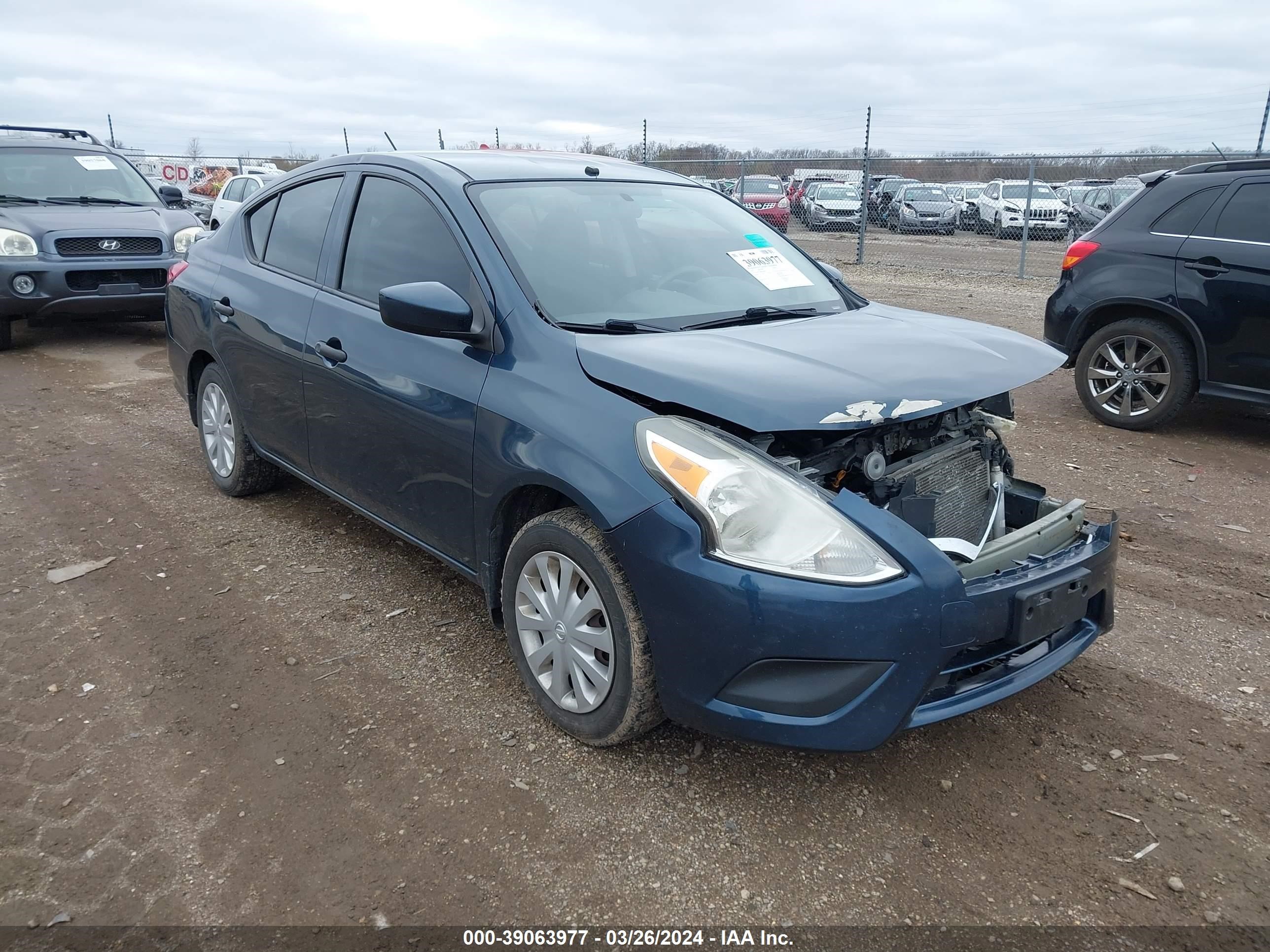 2016 Nissan Versa 1.6 S+ vin: 3N1CN7AP0GL858362