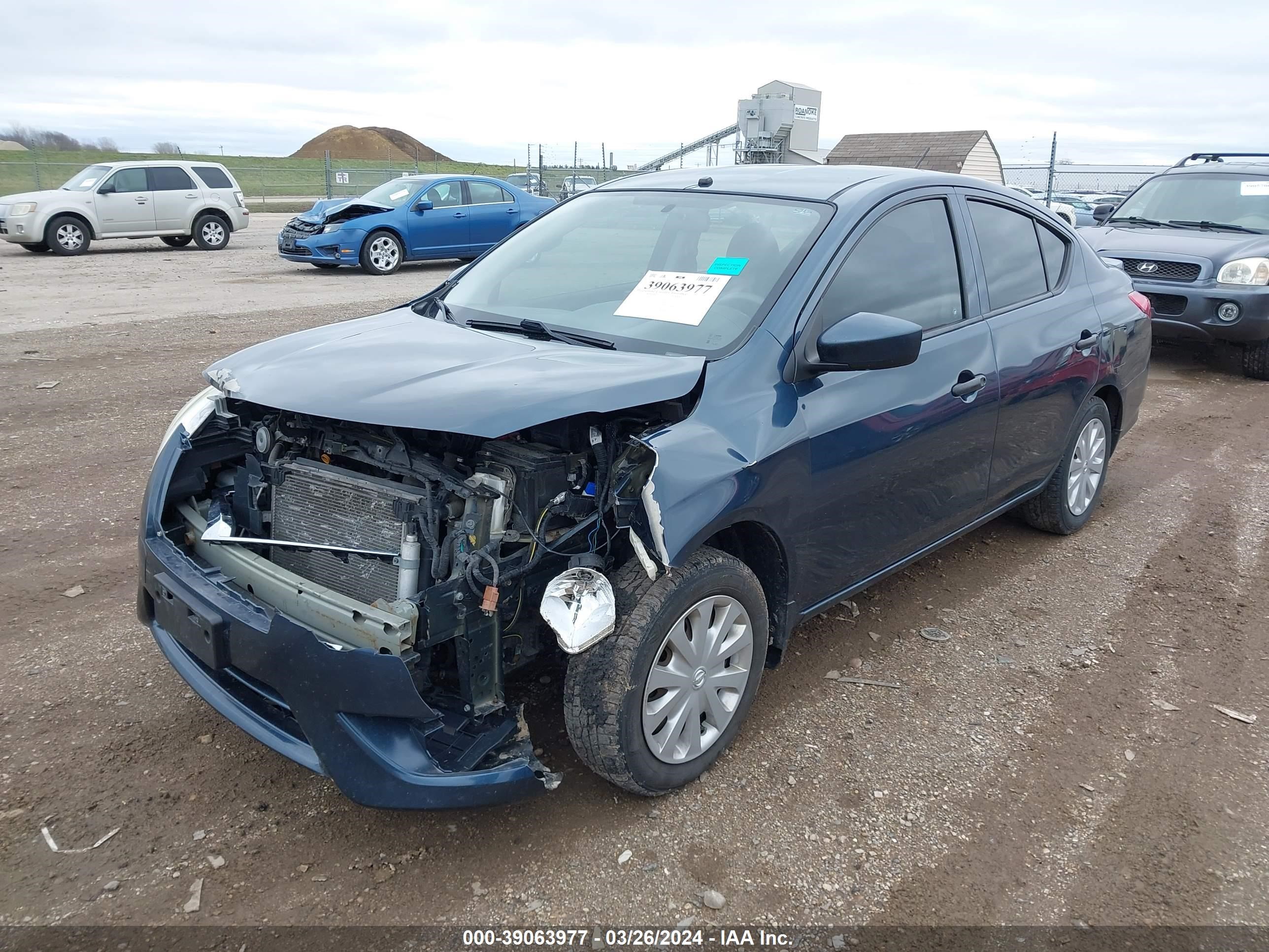 2016 Nissan Versa 1.6 S+ vin: 3N1CN7AP0GL858362