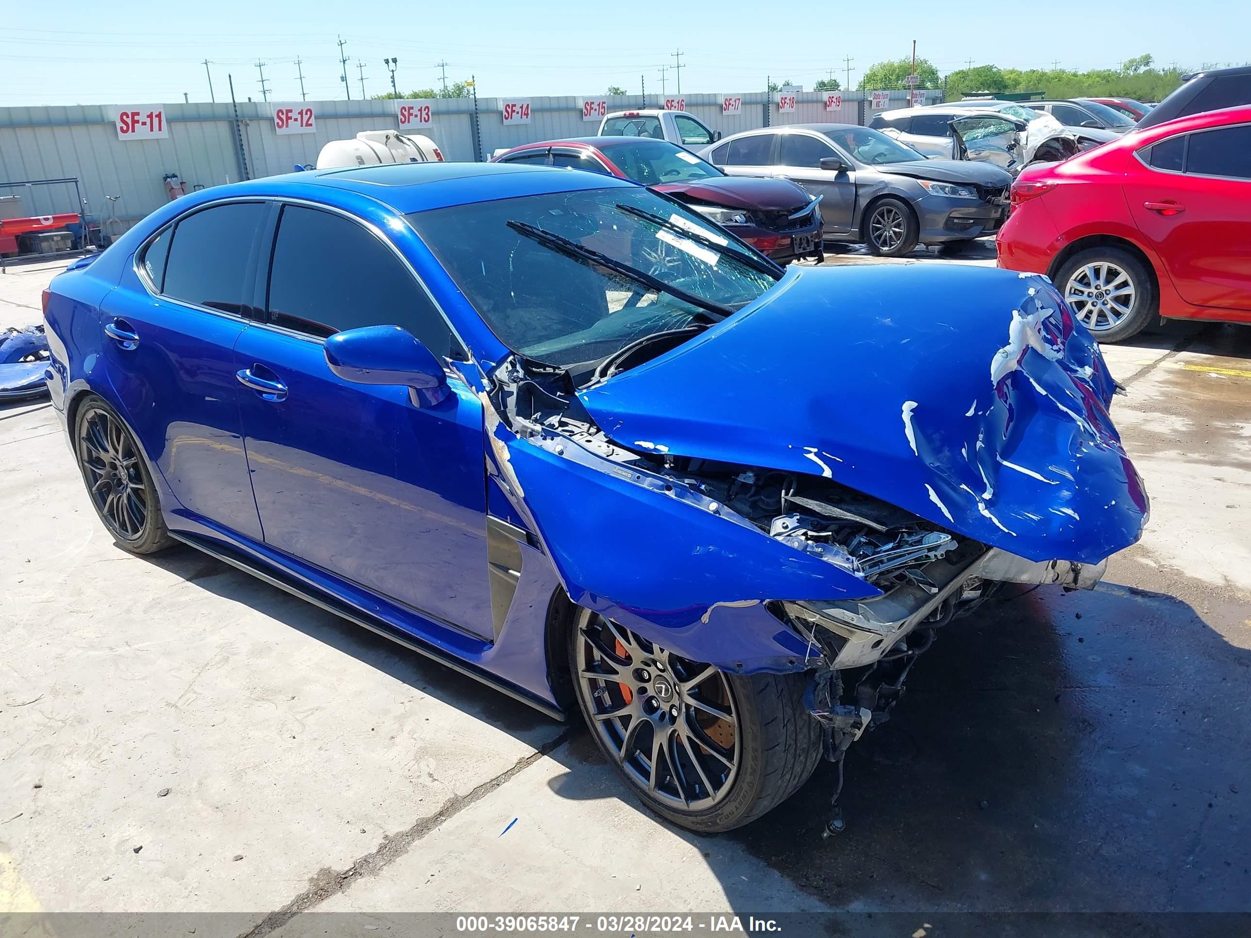 2013 Lexus Is F vin: JTHBP5C29D5011200