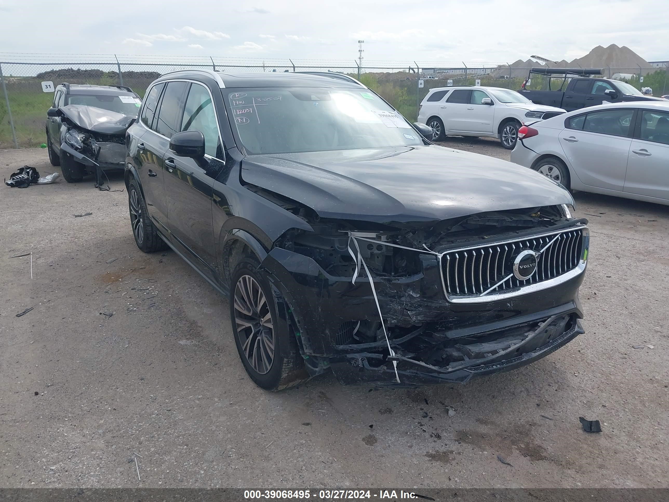 2020 Volvo Xc90 T5 Momentum 7 Passenger vin: YV4102PKXL1541060