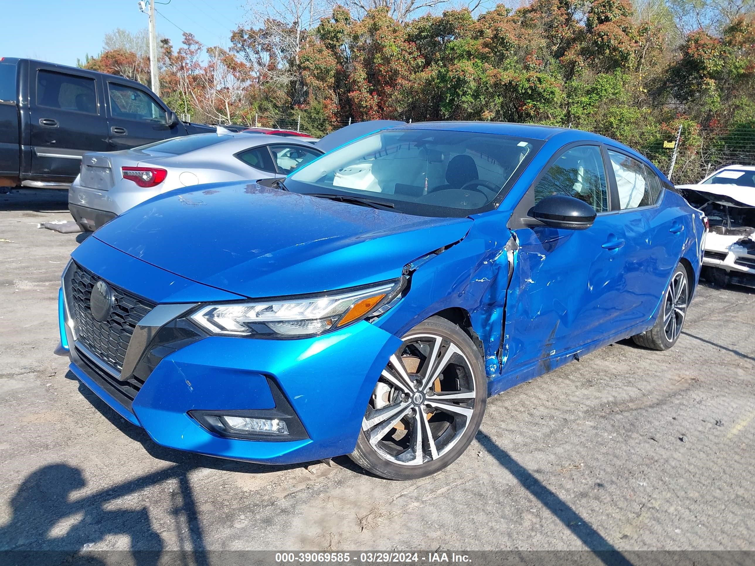 2021 Nissan Sentra Sr Xtronic Cvt vin: 3N1AB8DV3MY329731