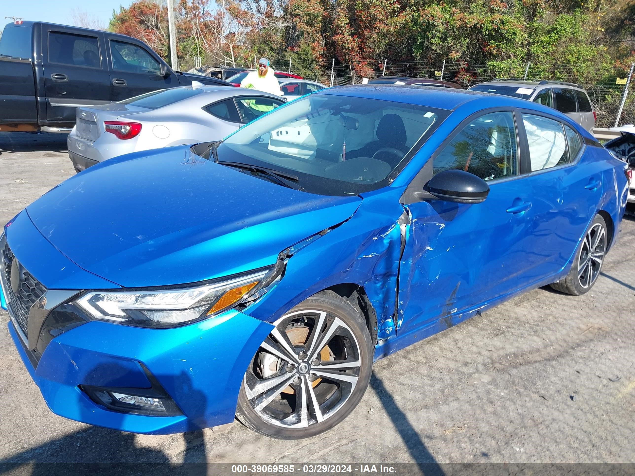 2021 Nissan Sentra Sr Xtronic Cvt vin: 3N1AB8DV3MY329731