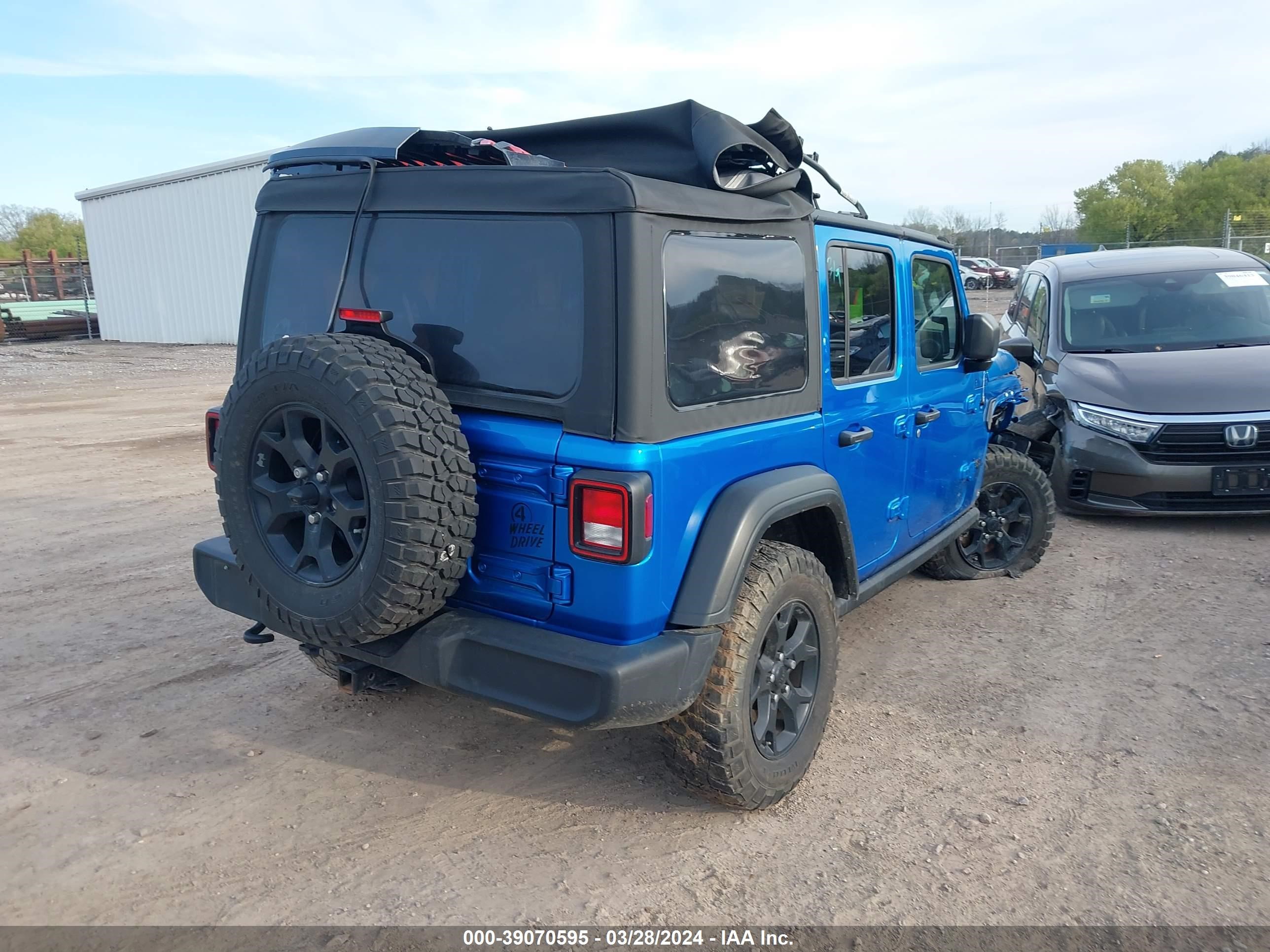 2021 Jeep Wrangler Unlimited Willys Sport 4X4 vin: 1C4HJXDG2MW801774