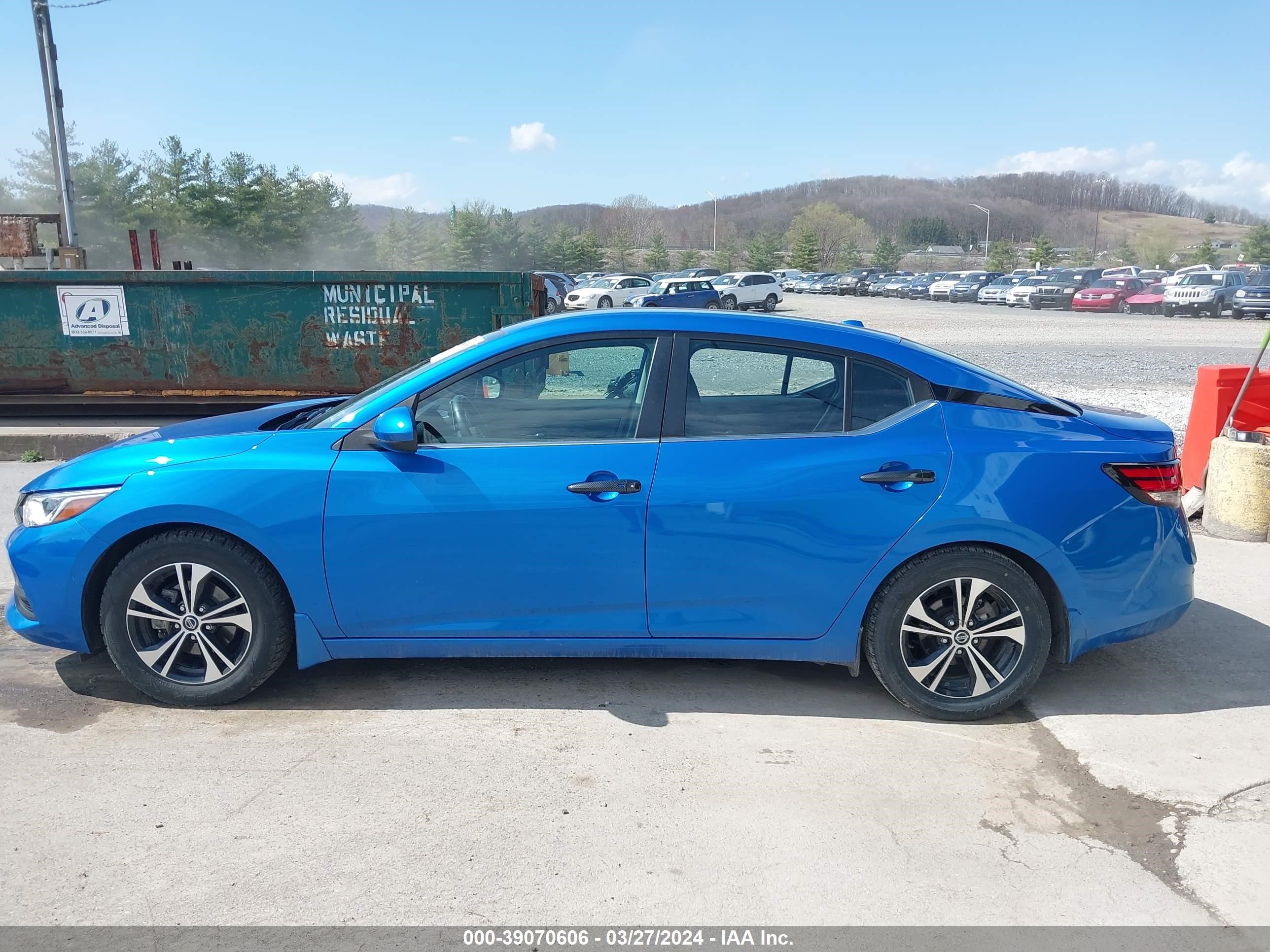 2021 Nissan Sentra Sv Xtronic Cvt vin: 3N1AB8CV7MY305580