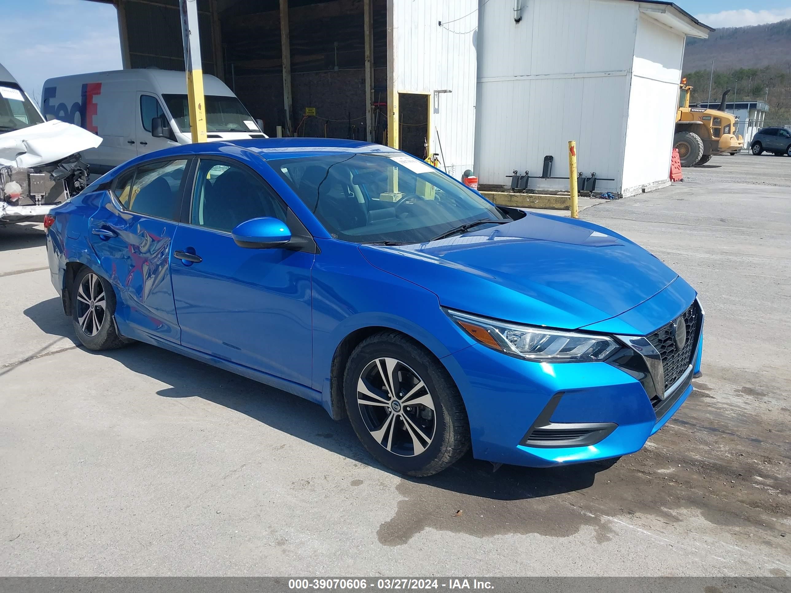 2021 Nissan Sentra Sv Xtronic Cvt vin: 3N1AB8CV7MY305580