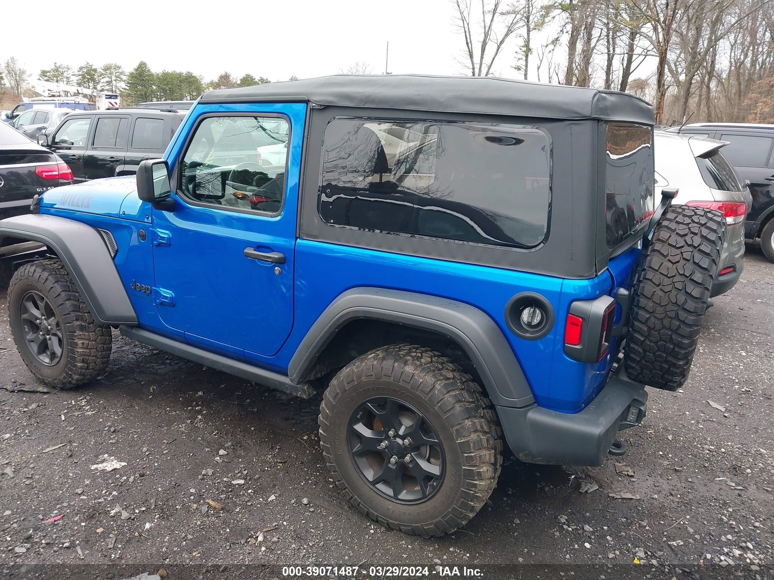 2021 Jeep Wrangler Willys Sport 4X4 vin: 1C4GJXAG6MW801051