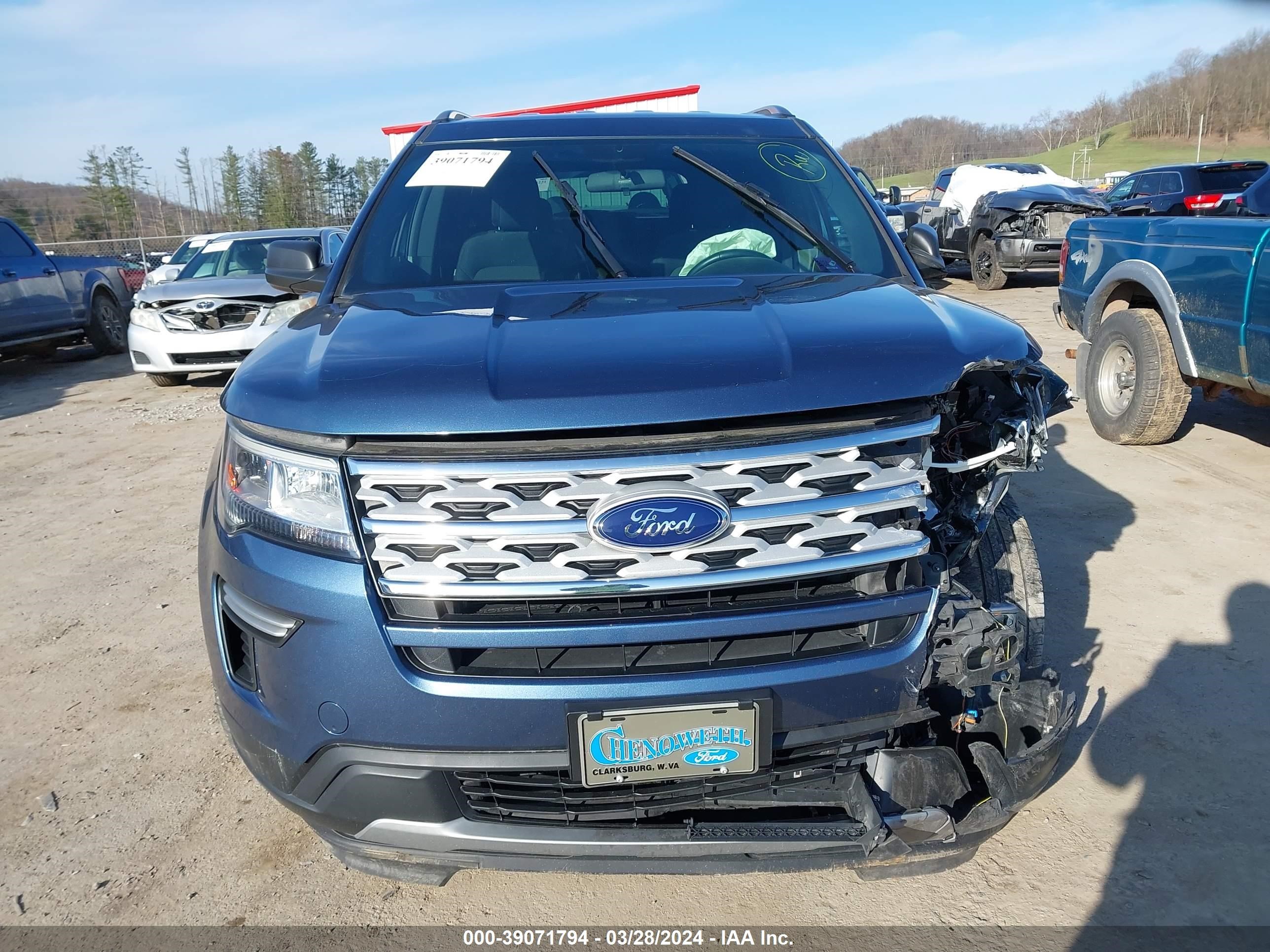 2018 Ford Explorer Xlt vin: 1FM5K8D82JGC61200