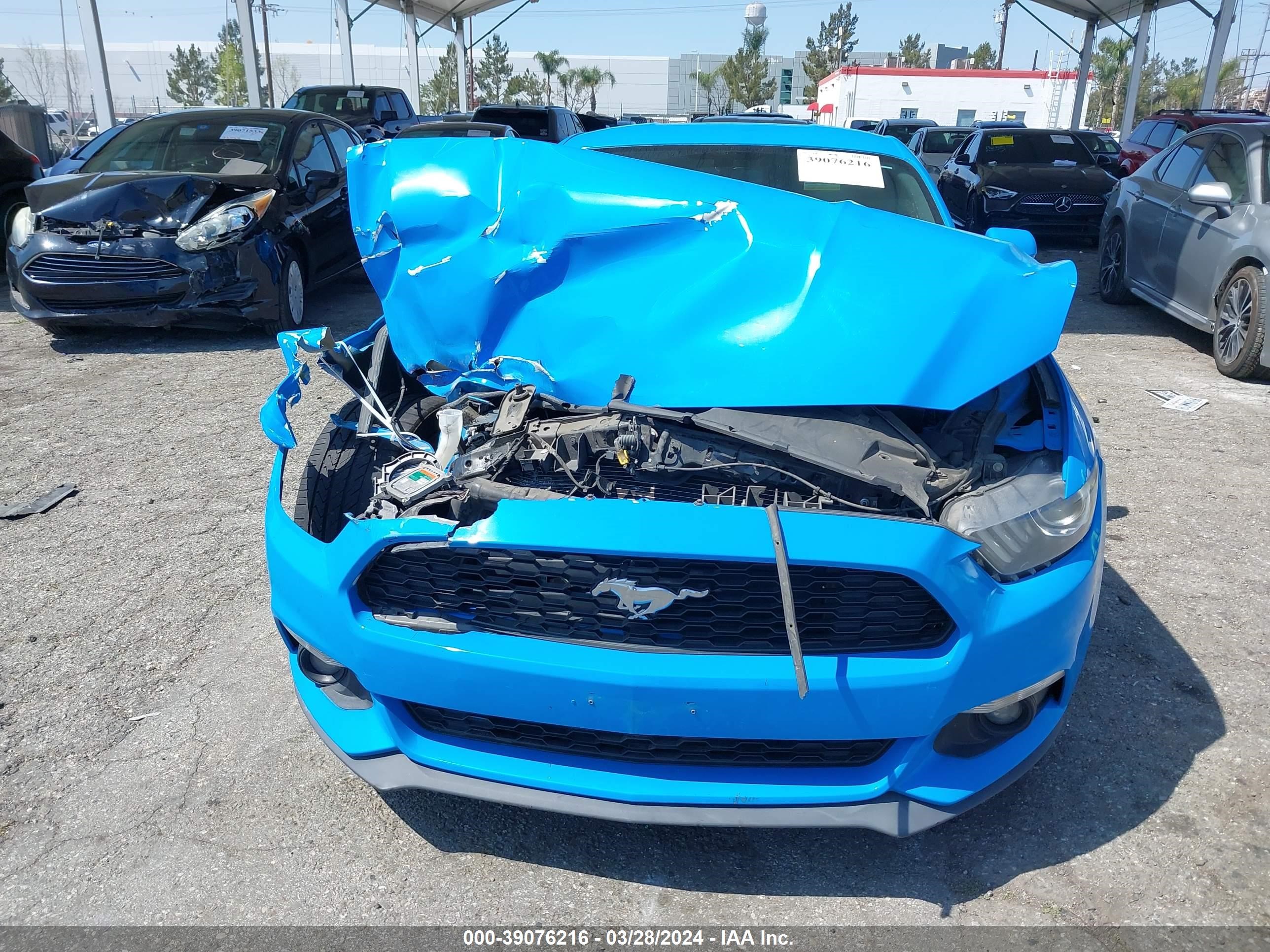 2017 Ford Mustang Ecoboost vin: 1FA6P8TH8H5210825