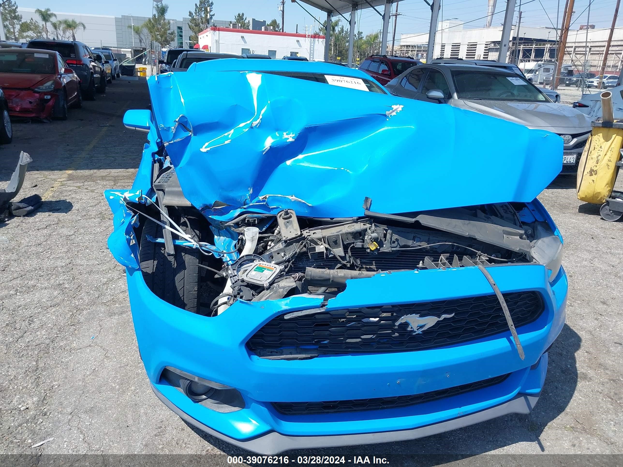 2017 Ford Mustang Ecoboost vin: 1FA6P8TH8H5210825