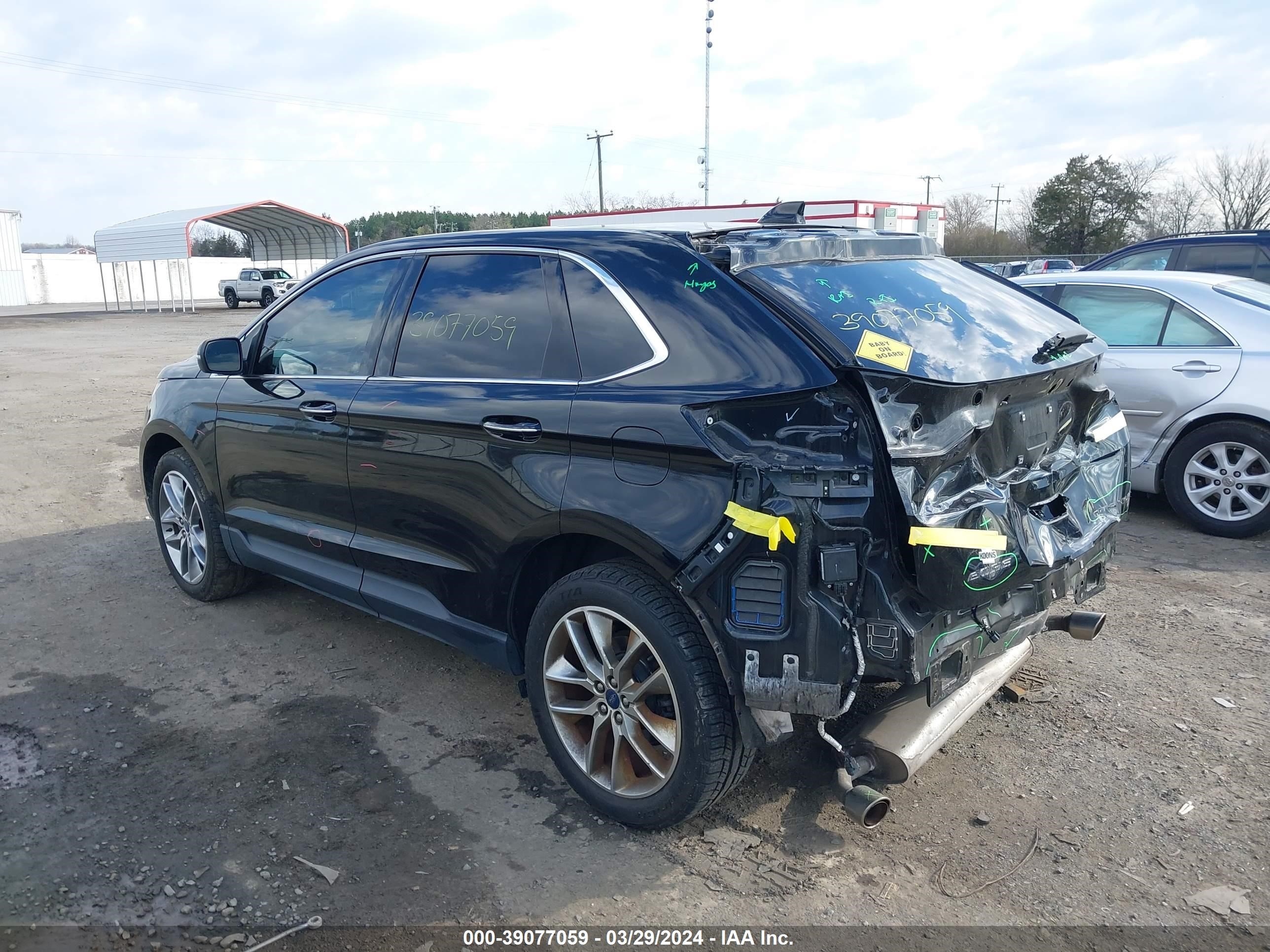 2017 Ford Edge Titanium vin: 2FMPK4K80HBC41534