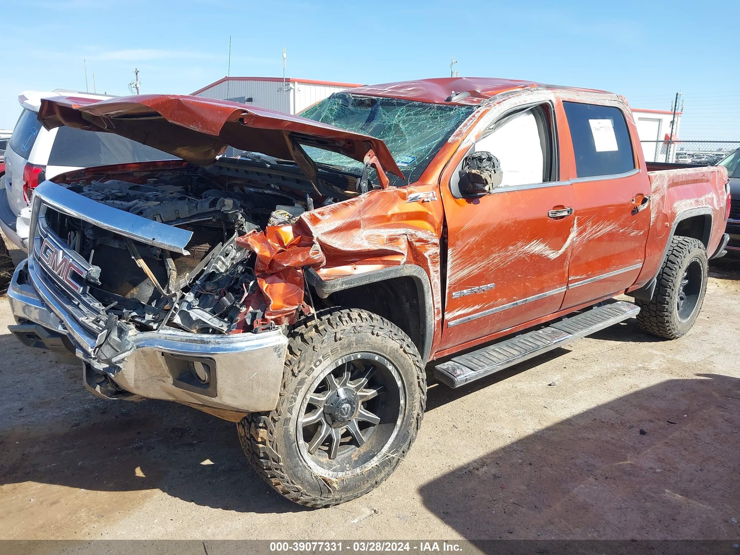 2015 GMC Sierra 1500 Slt vin: 3GTU2VEC8FG220017