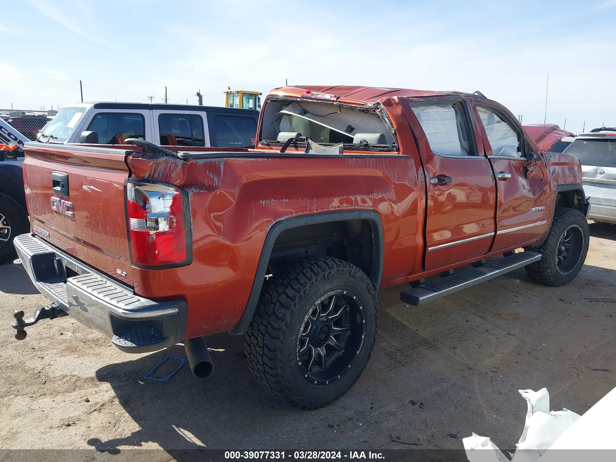 2015 GMC Sierra 1500 Slt vin: 3GTU2VEC8FG220017