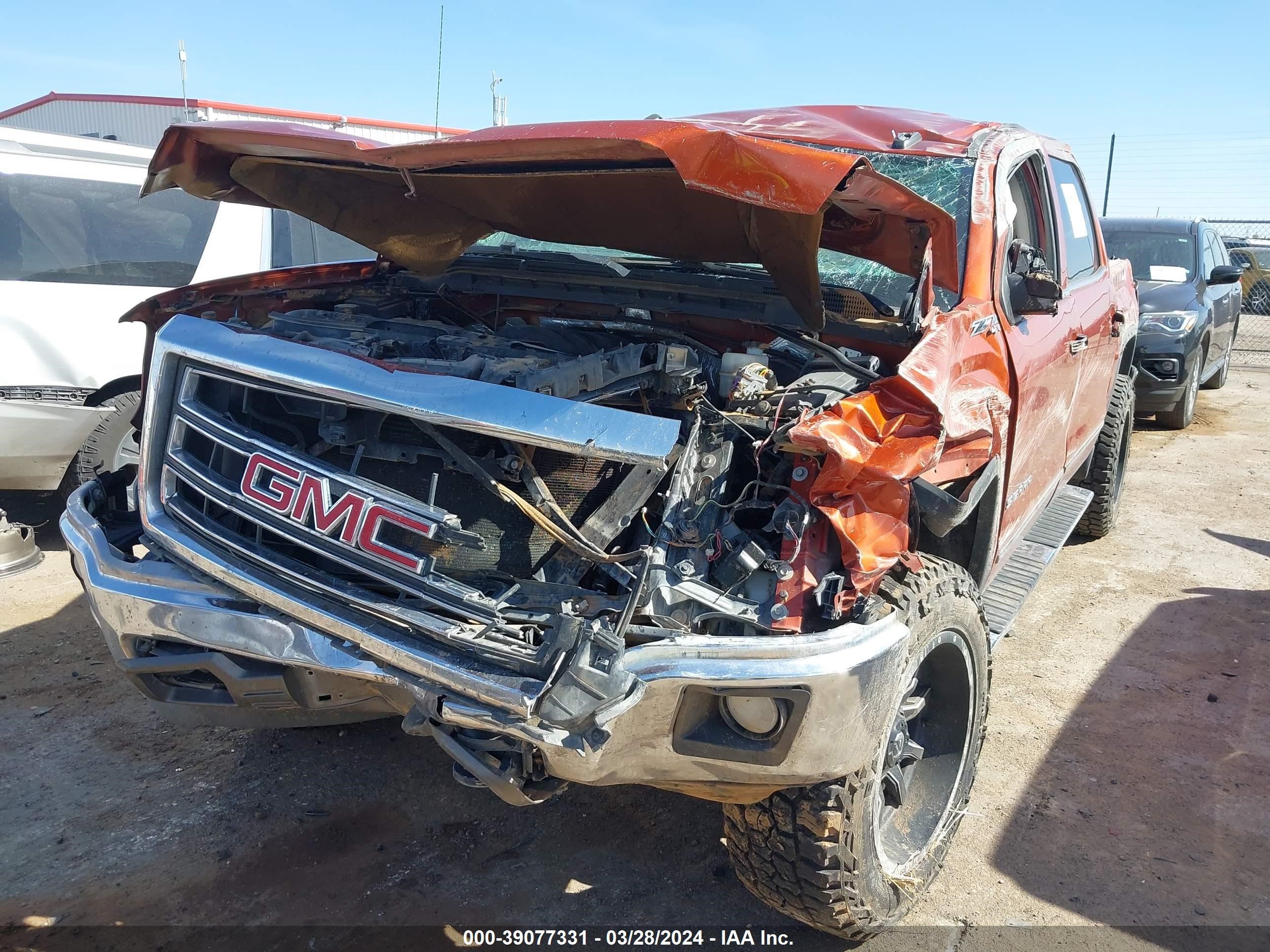 2015 GMC Sierra 1500 Slt vin: 3GTU2VEC8FG220017