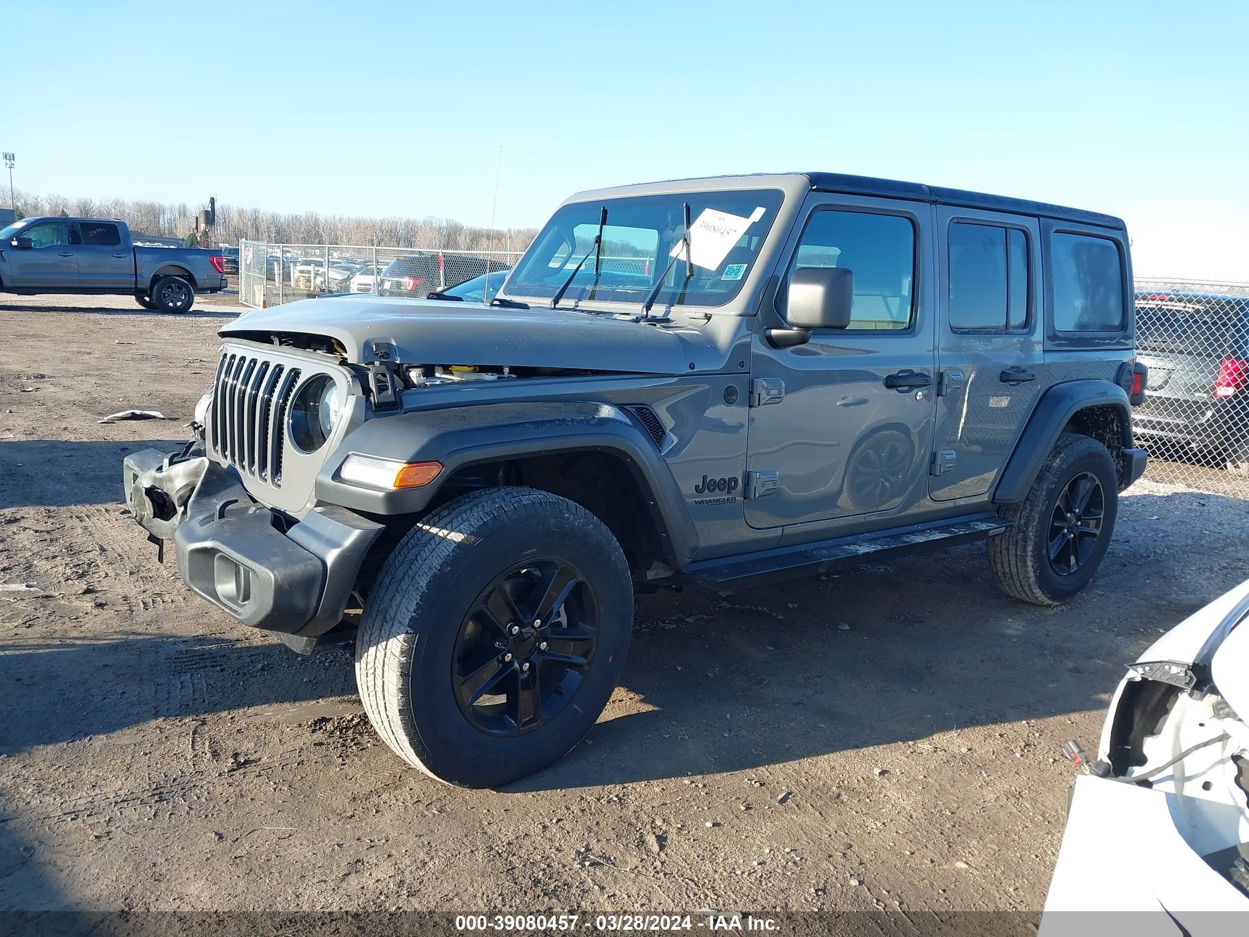 2021 Jeep Wrangler Unlimited Sport Altitude 4X4 vin: 1C4HJXDG7MW786365