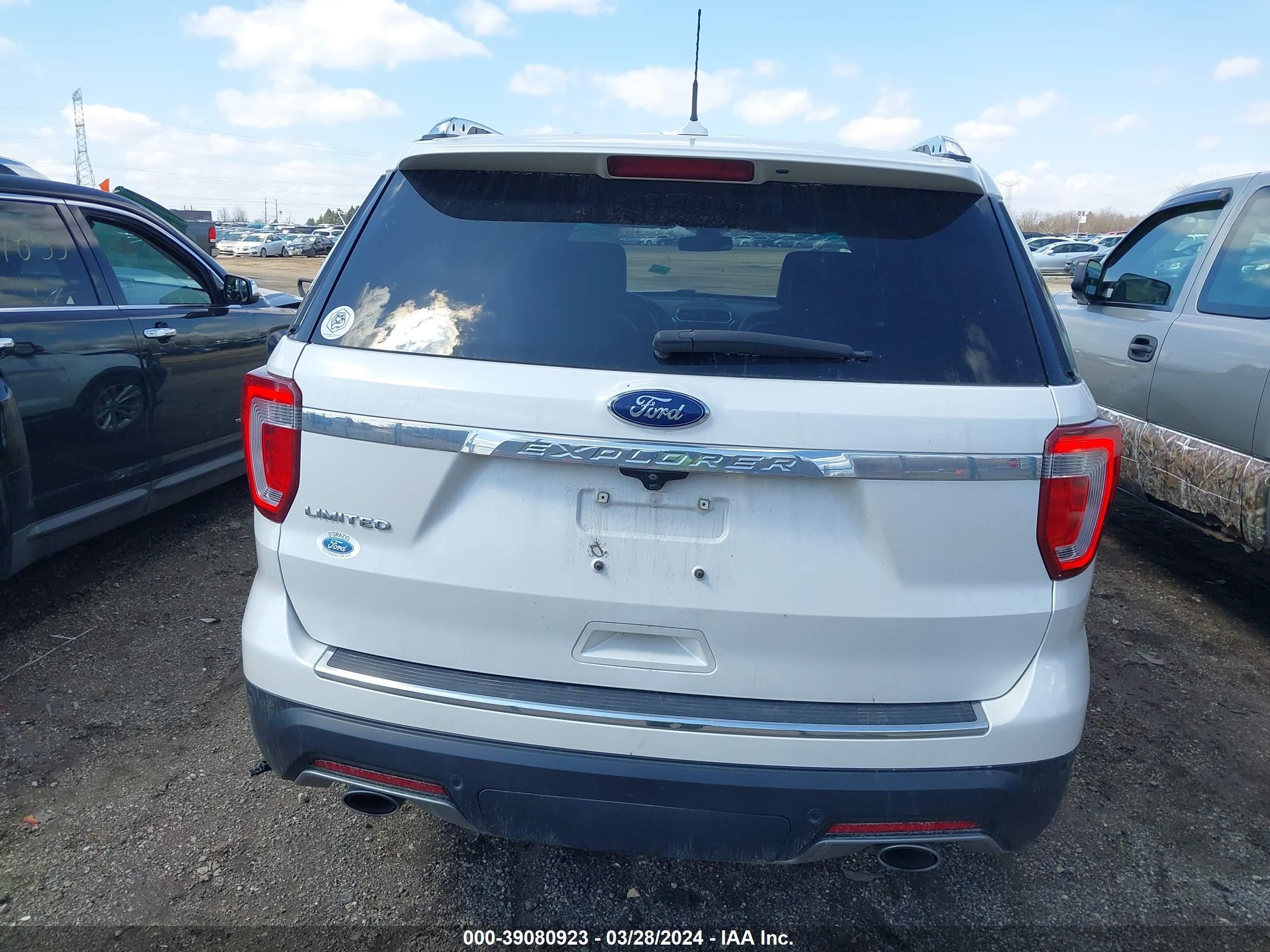 2018 Ford Explorer Limited vin: 1FM5K7F81JGB63850