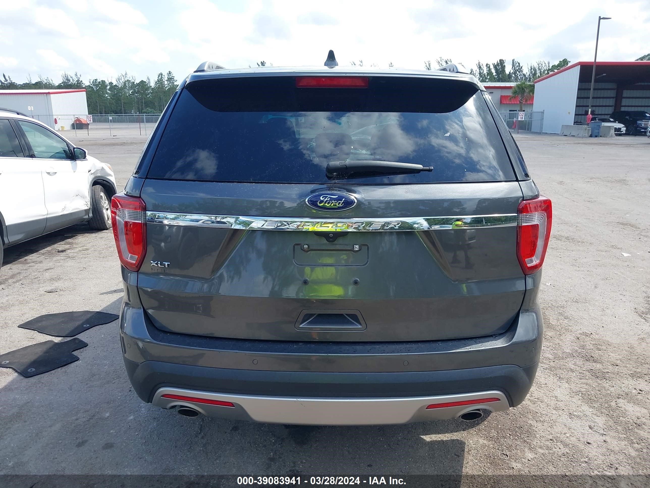 2017 Ford Explorer Xlt vin: 1FM5K7D8XHGA43882