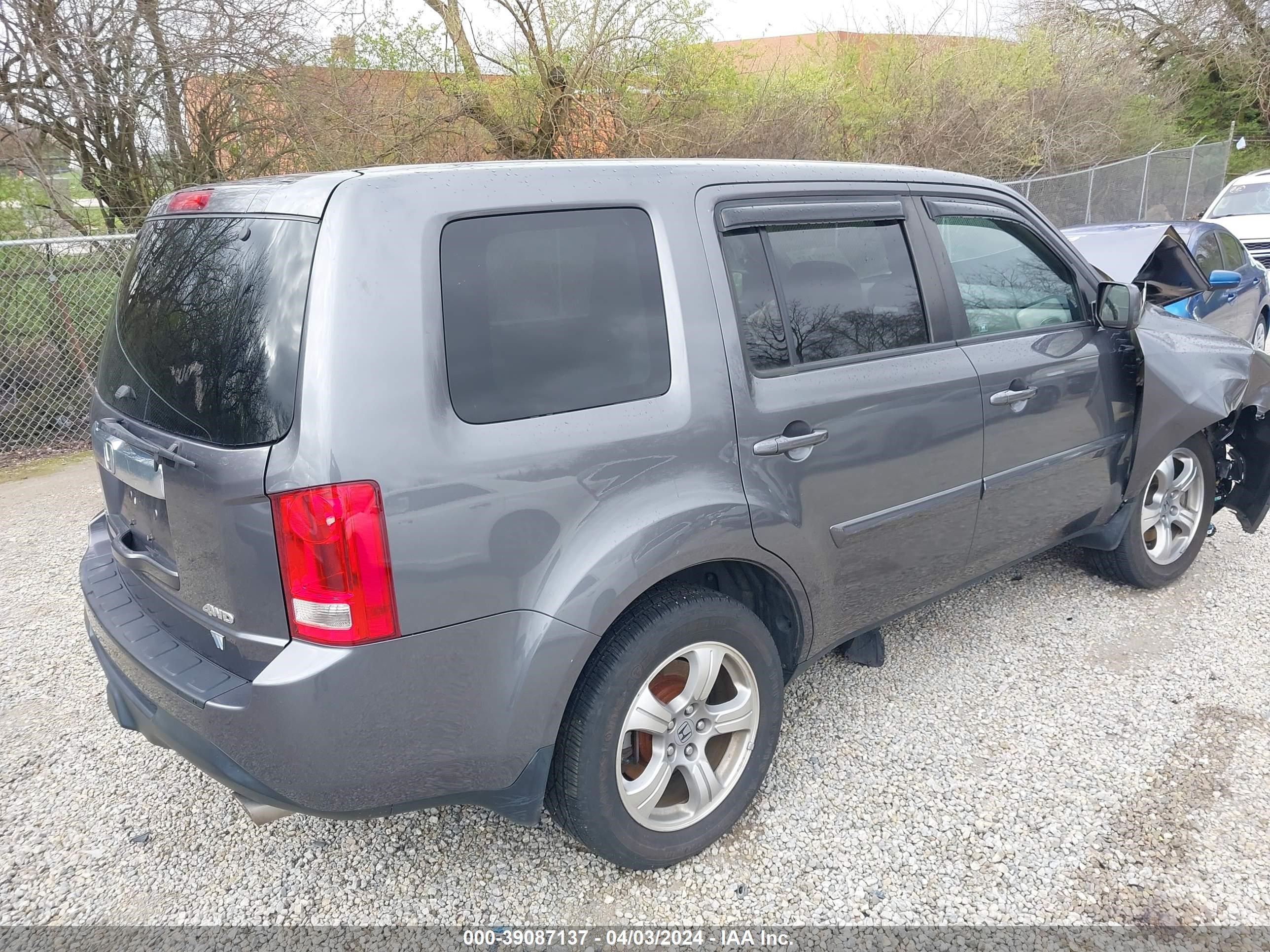 2015 Honda Pilot Ex vin: 5FNYF4H46FB030467