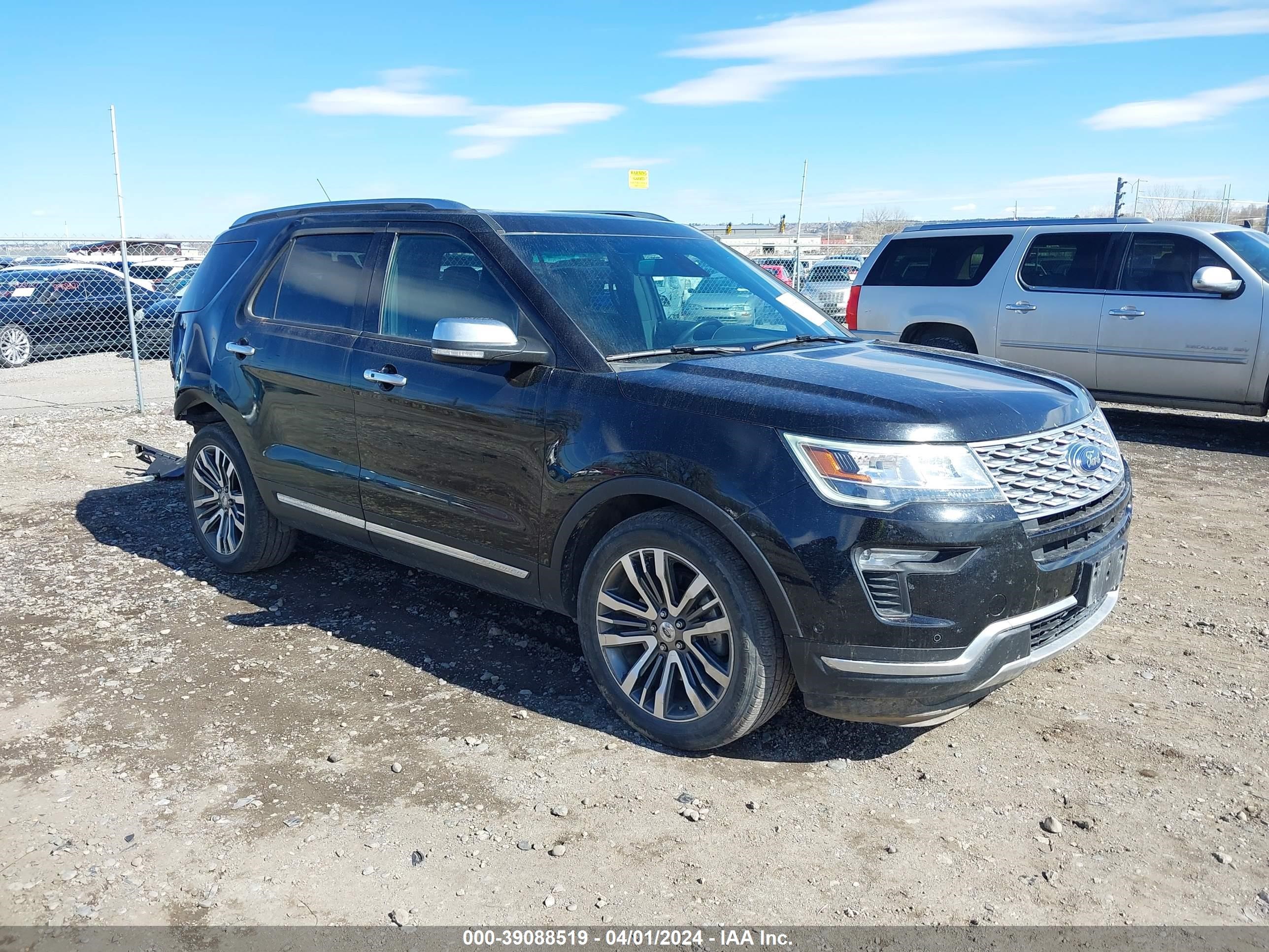 2018 Ford Explorer Platinum vin: 1FM5K8HT1JGA53145