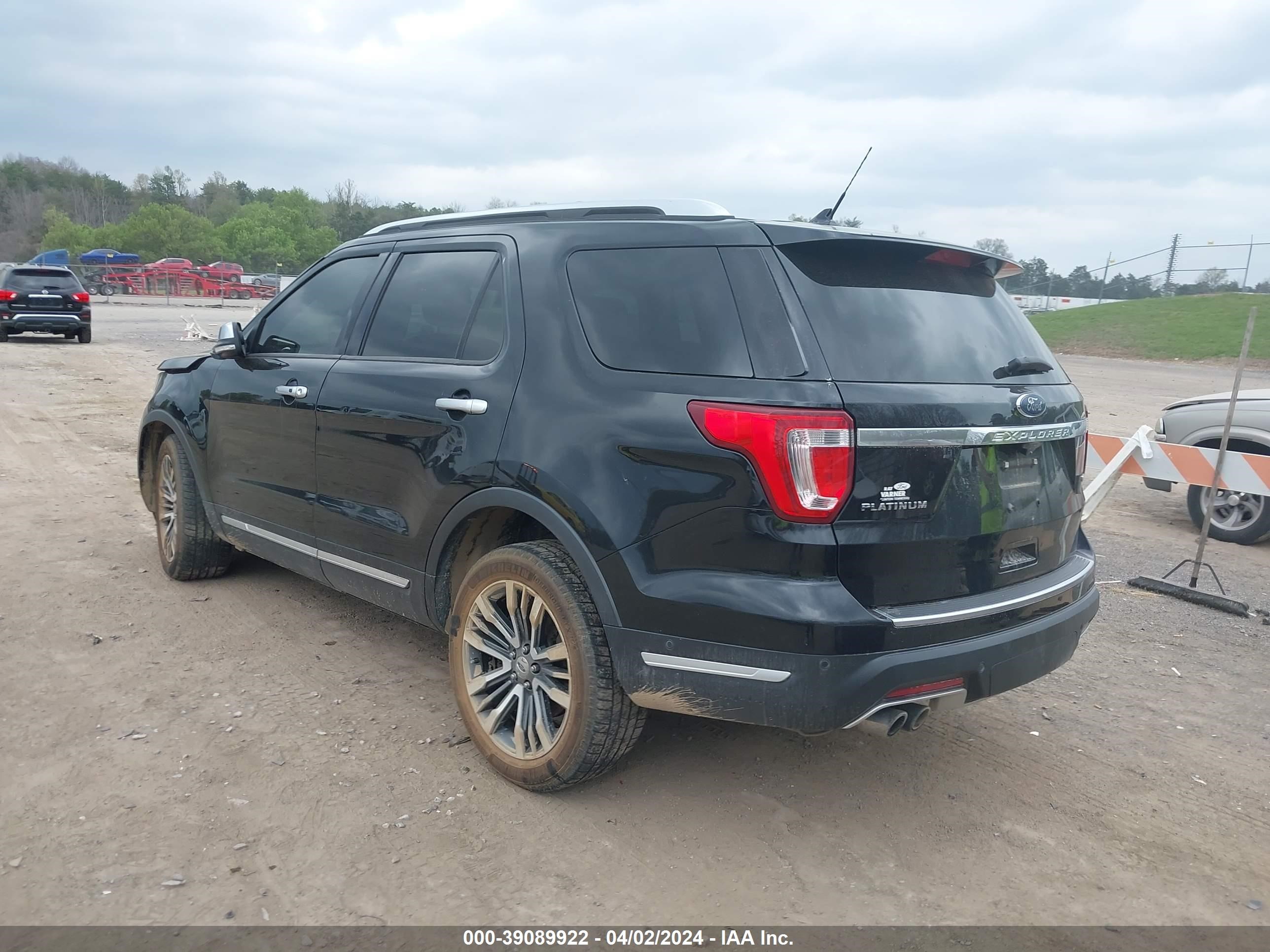 2018 Ford Explorer Platinum vin: 1FM5K8HT4JGC12255