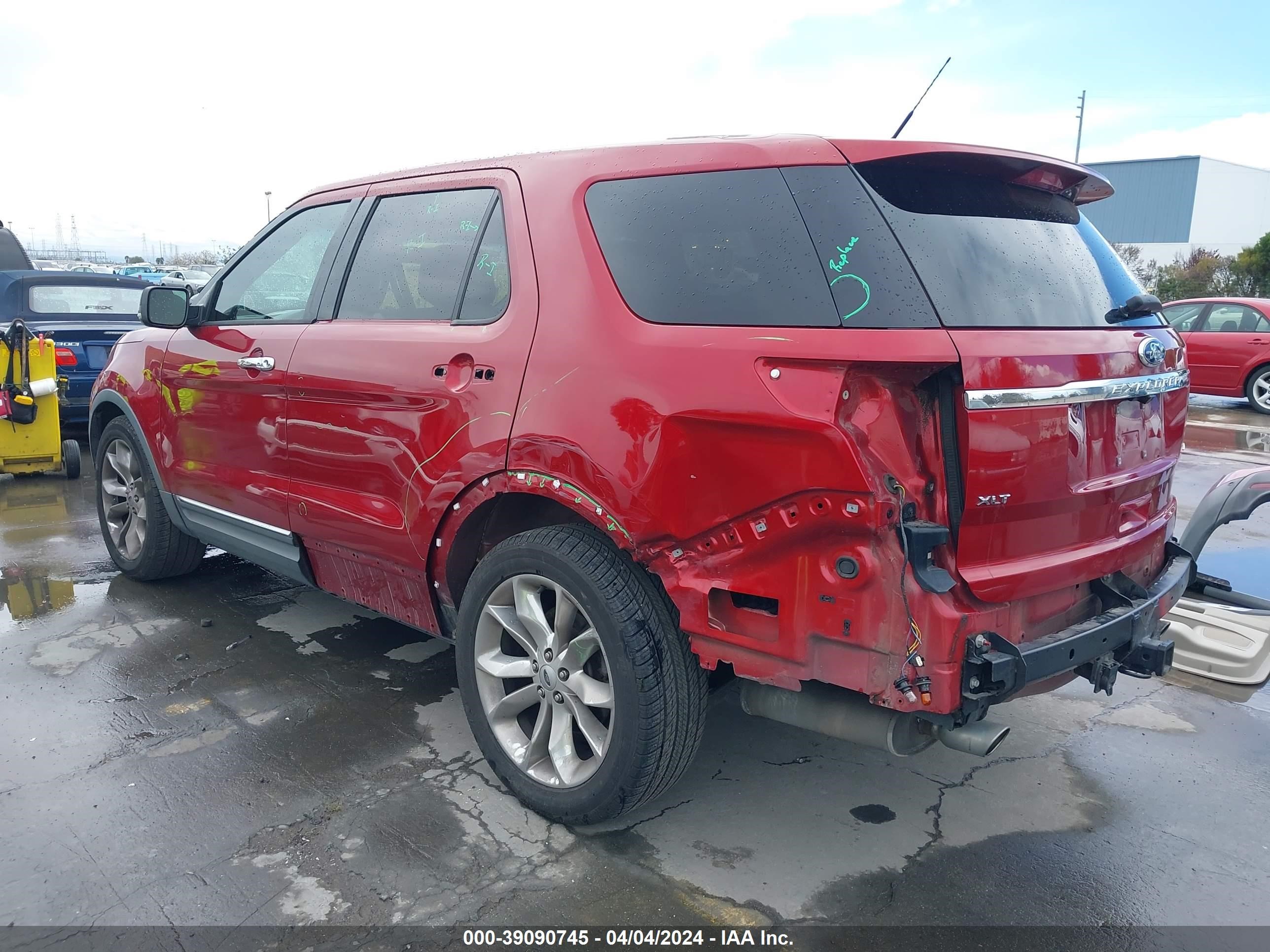 2013 Ford Explorer Xlt vin: 1FM5K8D87DGA45993