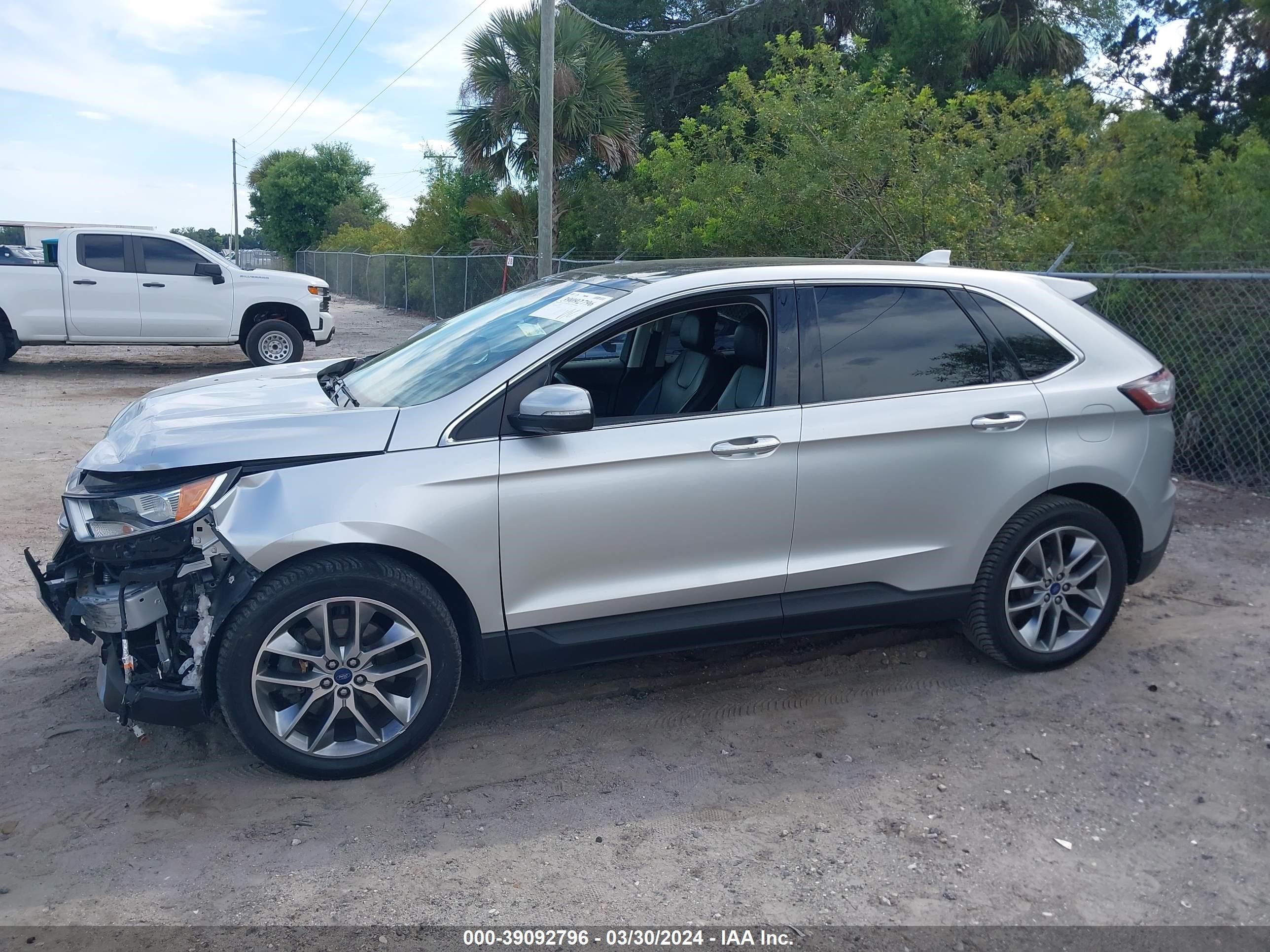 2017 Ford Edge Titanium vin: 2FMPK3K89HBC25083