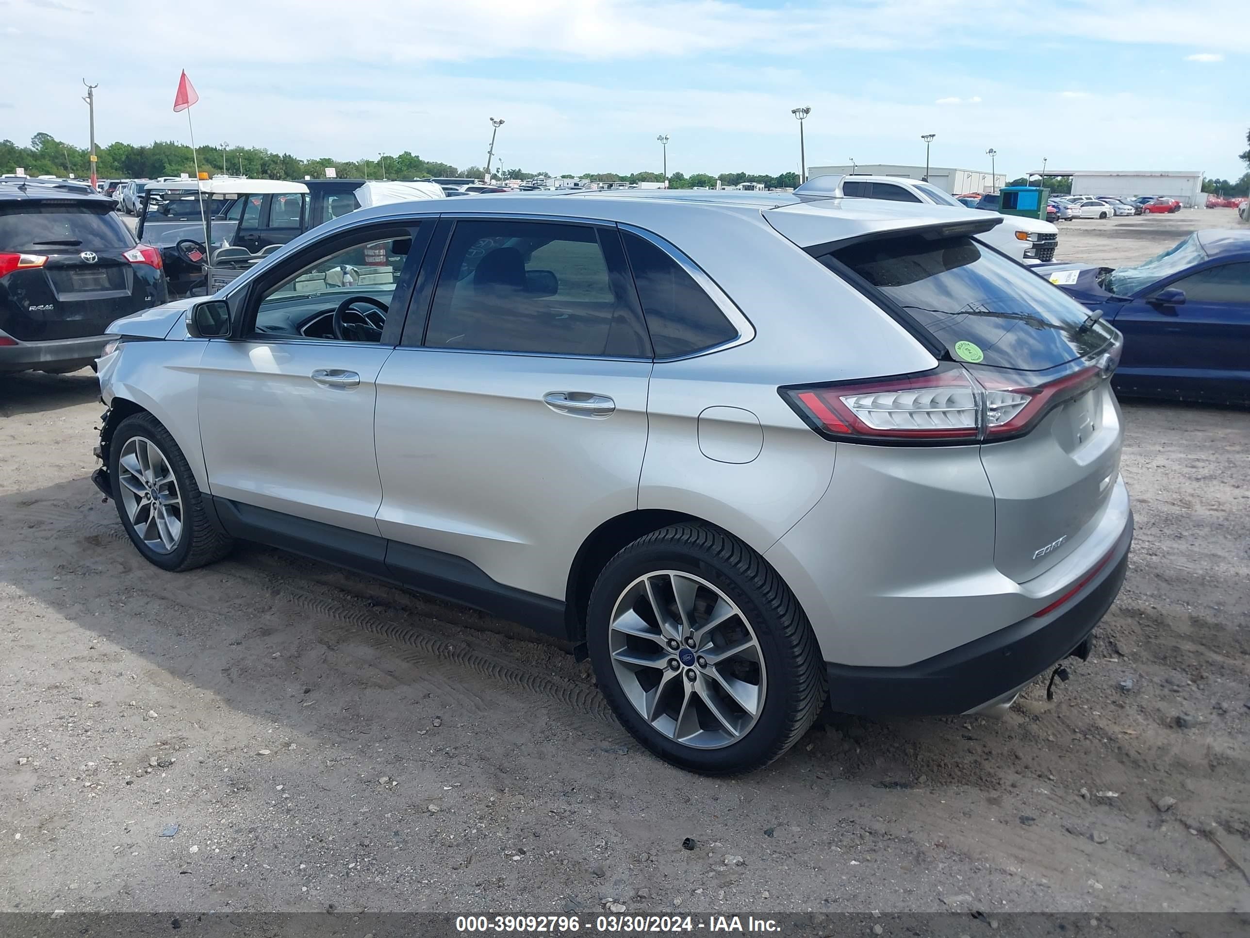 2017 Ford Edge Titanium vin: 2FMPK3K89HBC25083