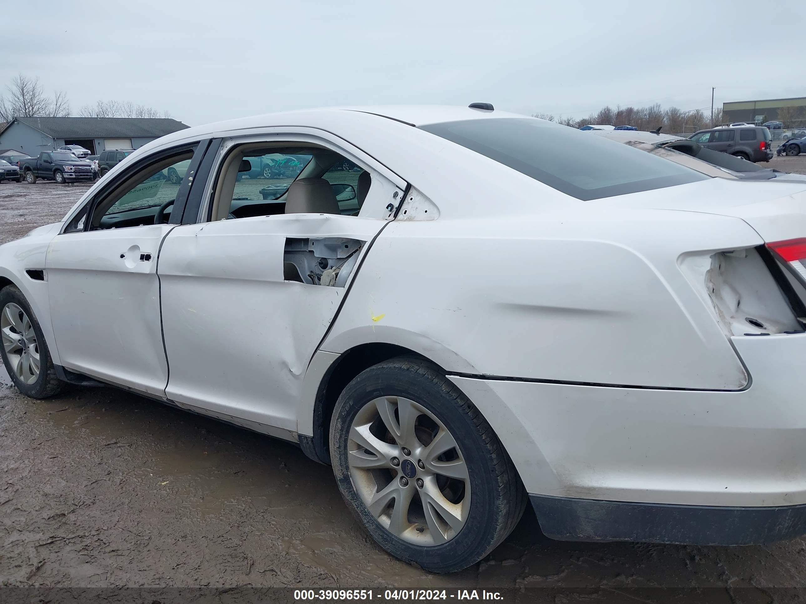 2012 Ford Taurus Sel vin: 1FAHP2EW6CG142278