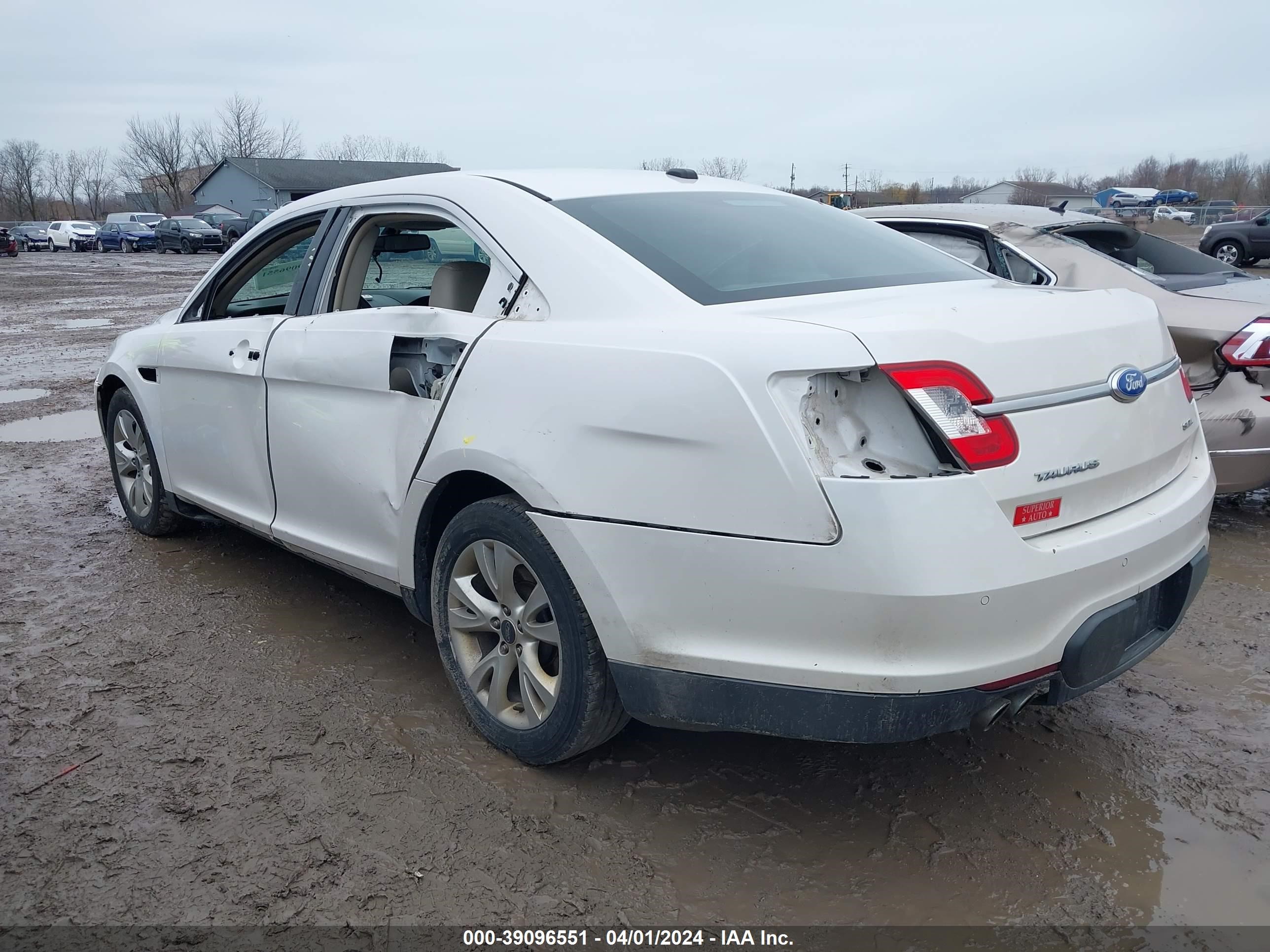 2012 Ford Taurus Sel vin: 1FAHP2EW6CG142278