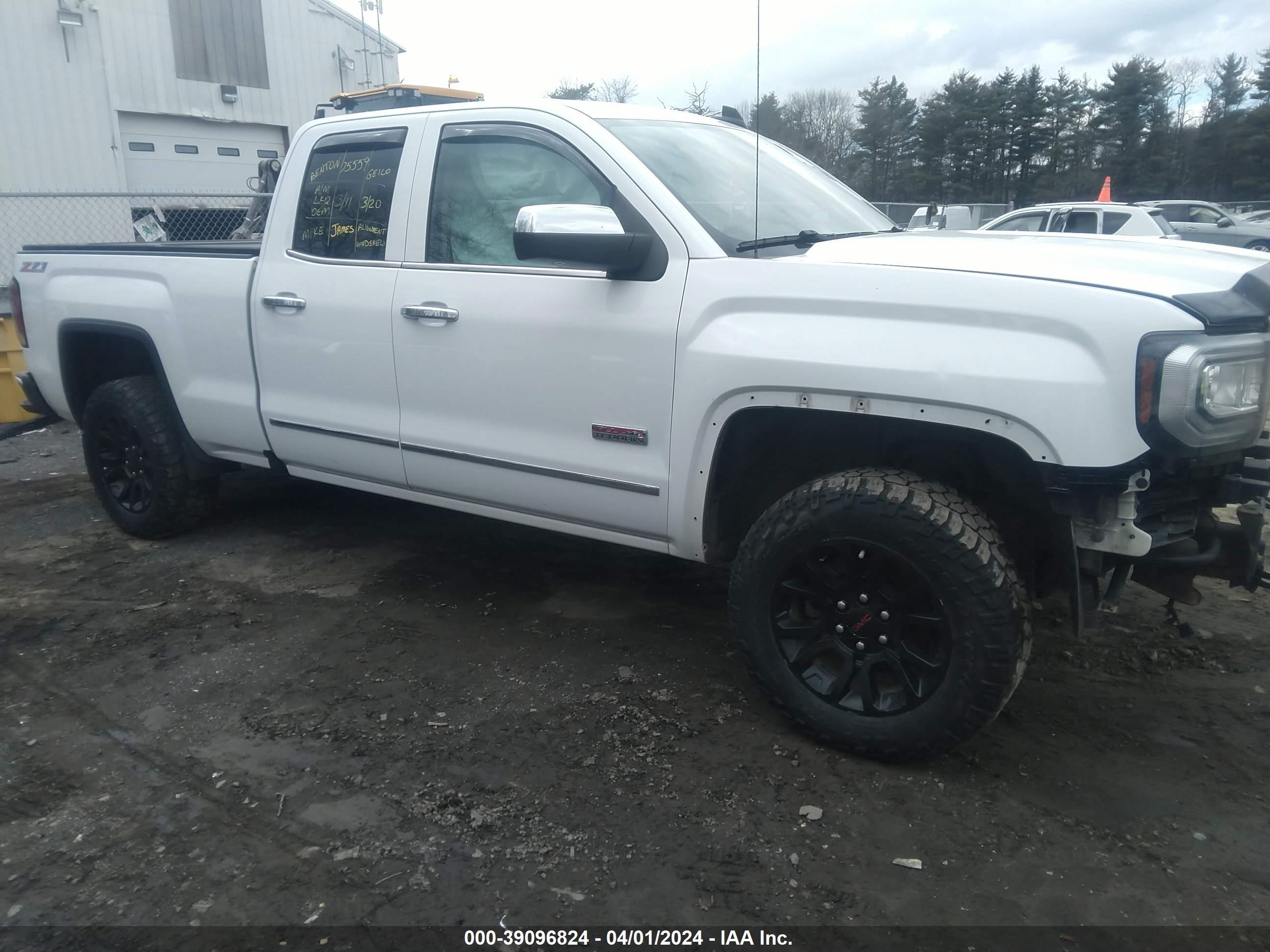 2016 GMC Sierra 1500 Sle vin: 1GTV2MEC6GZ329270