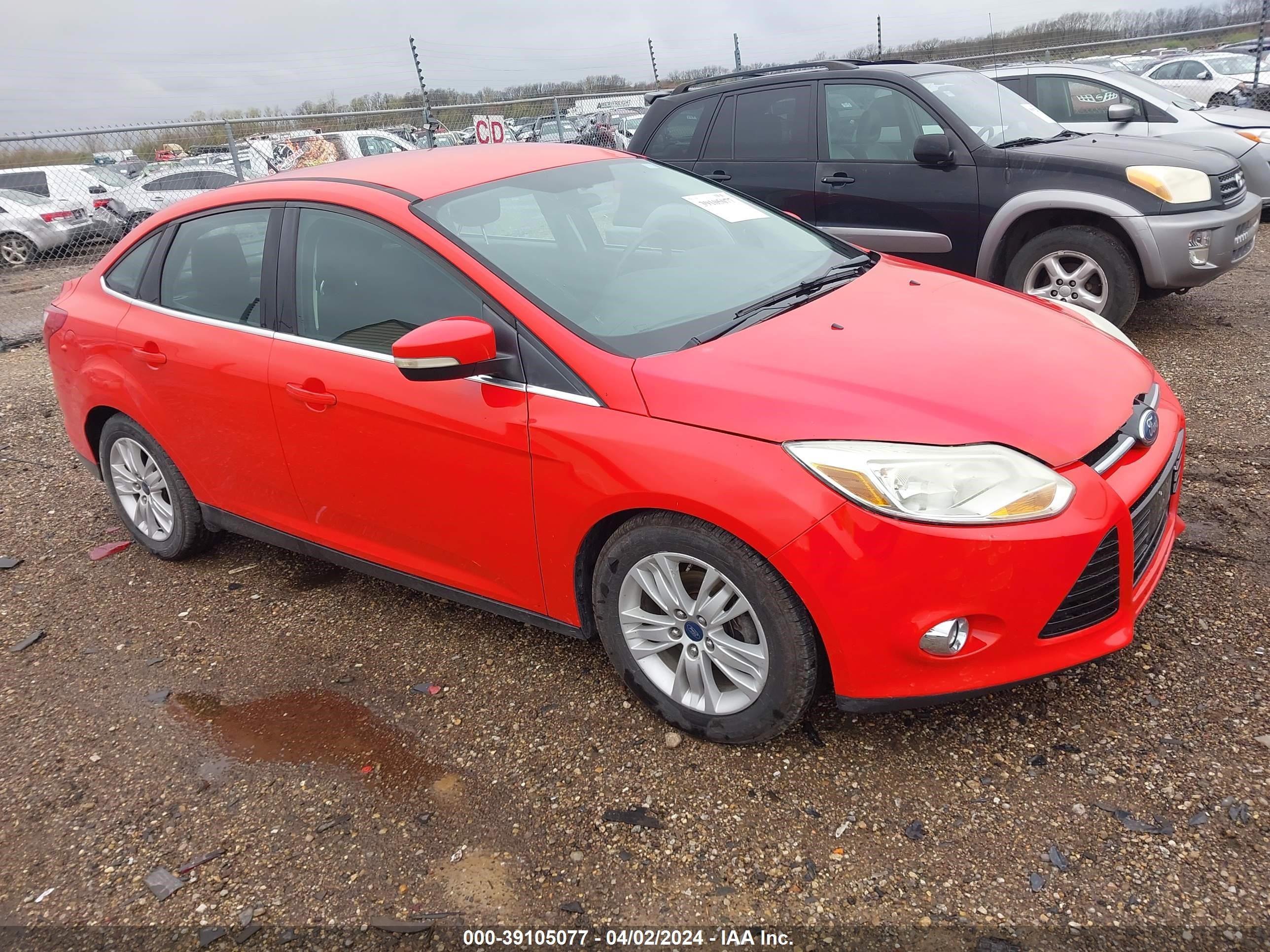 2012 Ford Focus Sel vin: 1FAHP3H2XCL317136
