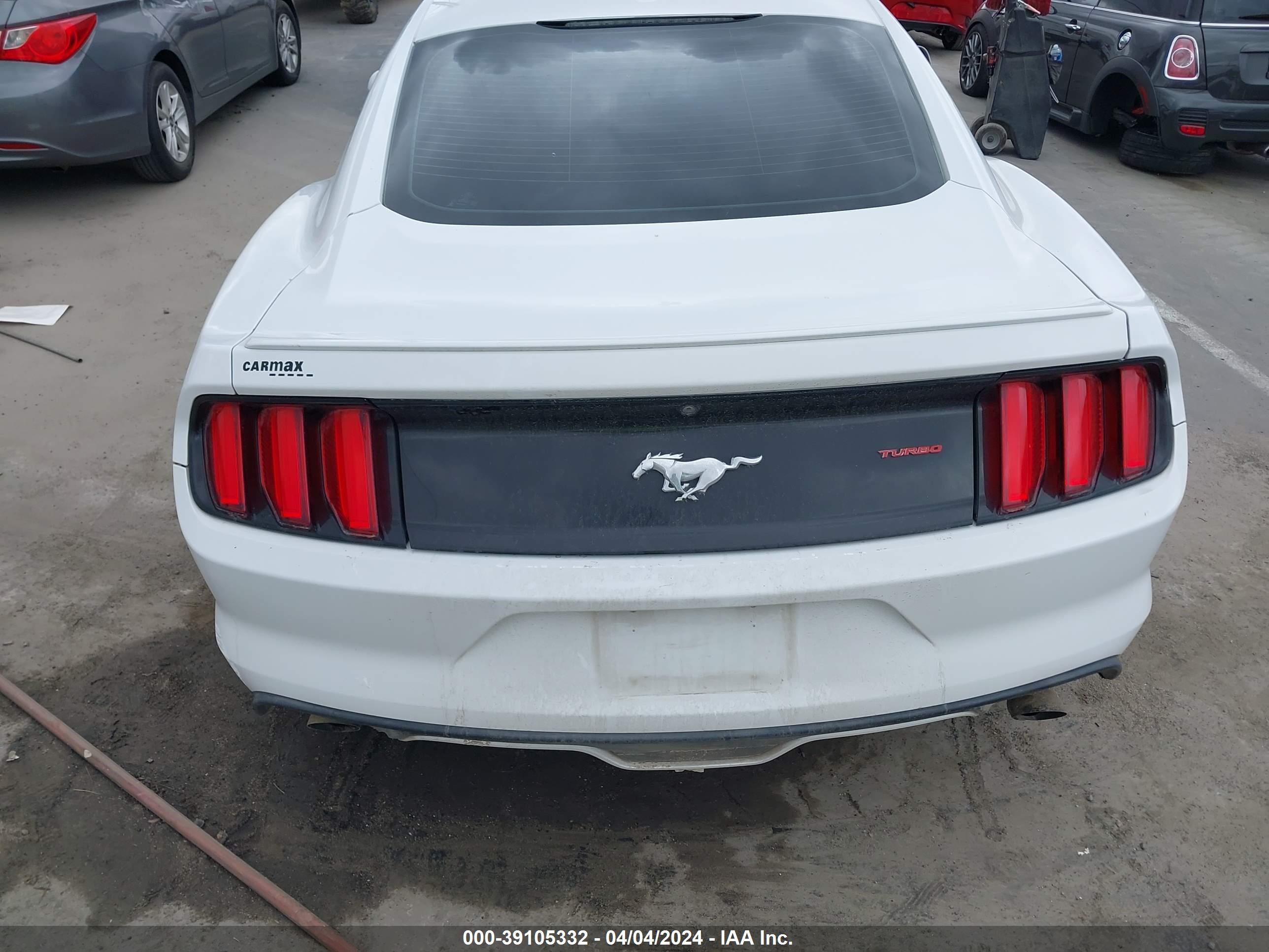 2017 Ford Mustang Ecoboost vin: 1FA6P8TH8H5281989