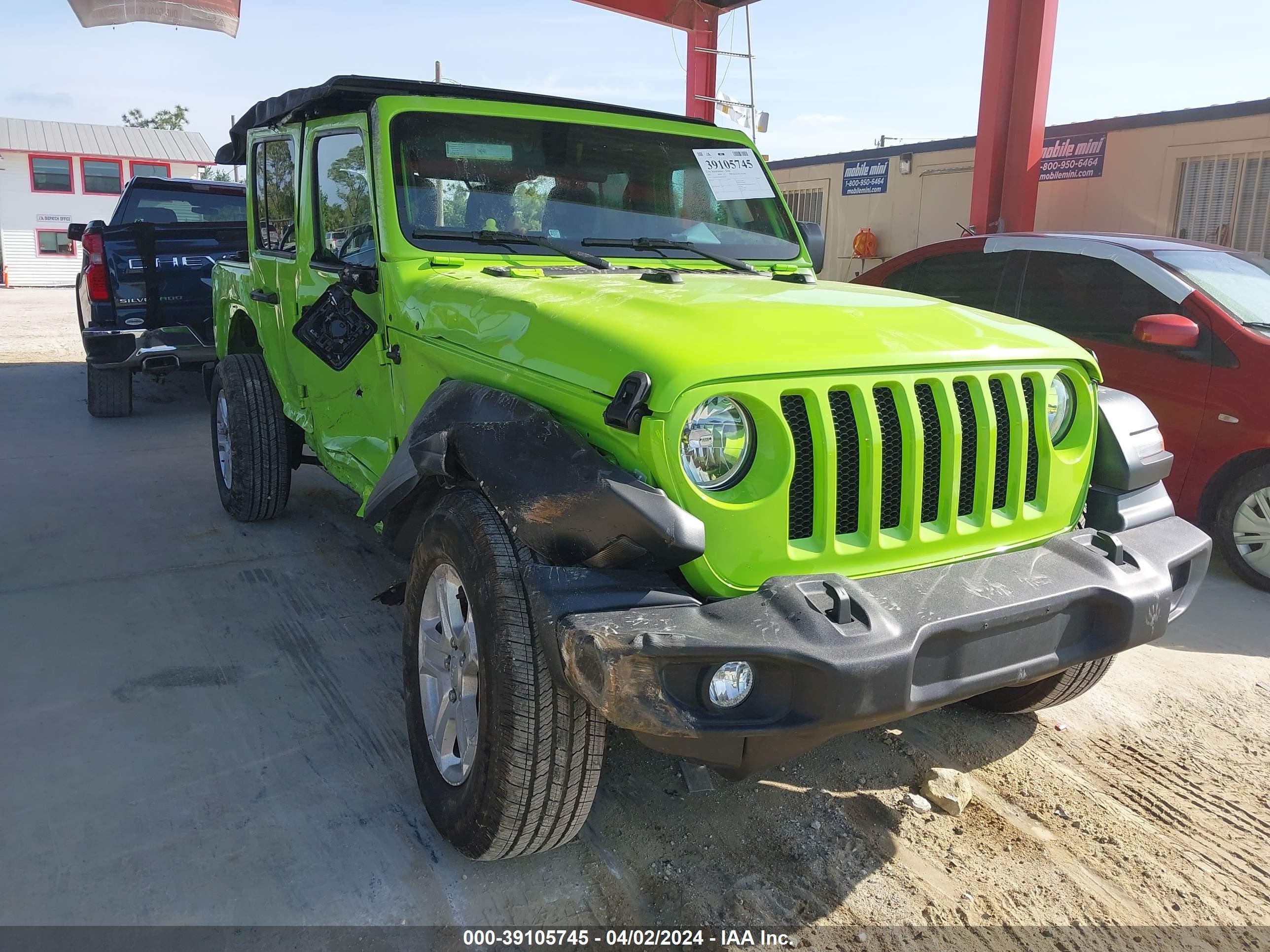 2021 Jeep Wrangler Unlimited Sport S 4X4 vin: 1C4HJXDM7MW794424