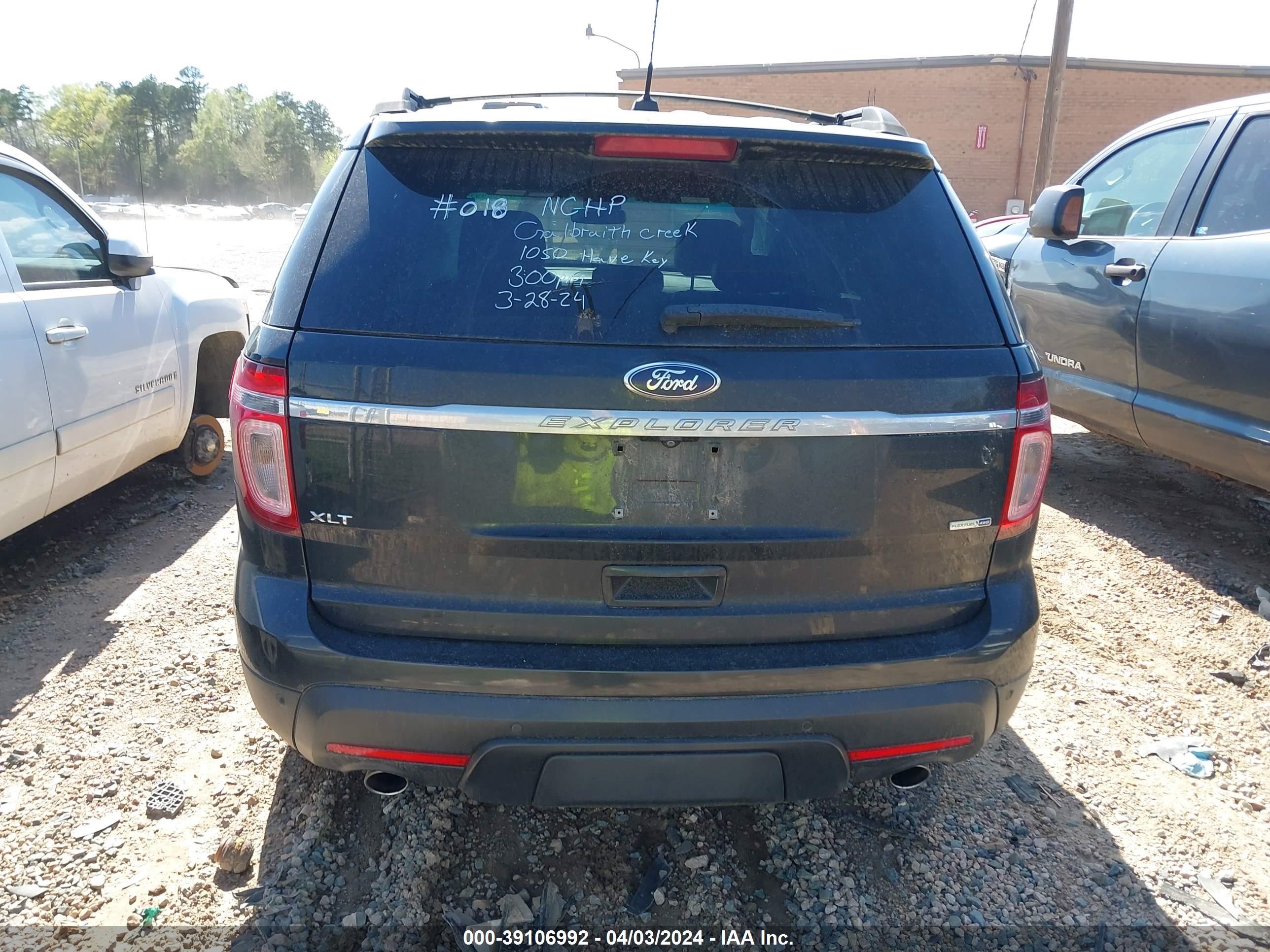 2015 Ford Explorer Xlt vin: 1FM5K8D81FGB78655