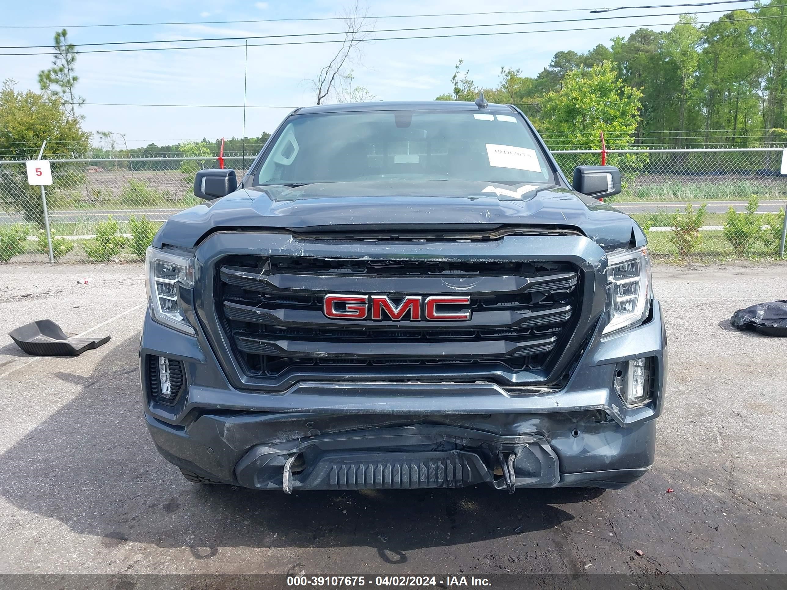 2020 GMC Sierra 1500 4Wd Short Box Elevation vin: 3GTU9CED9LG108475