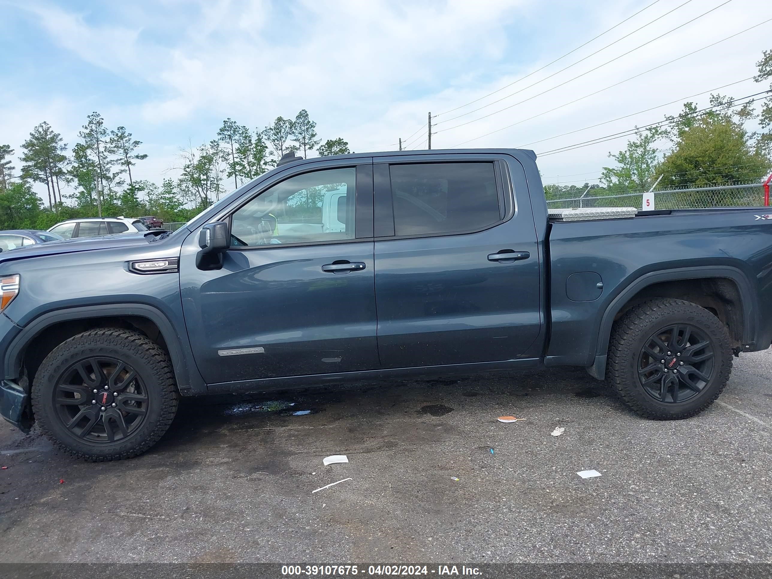 2020 GMC Sierra 1500 4Wd Short Box Elevation vin: 3GTU9CED9LG108475