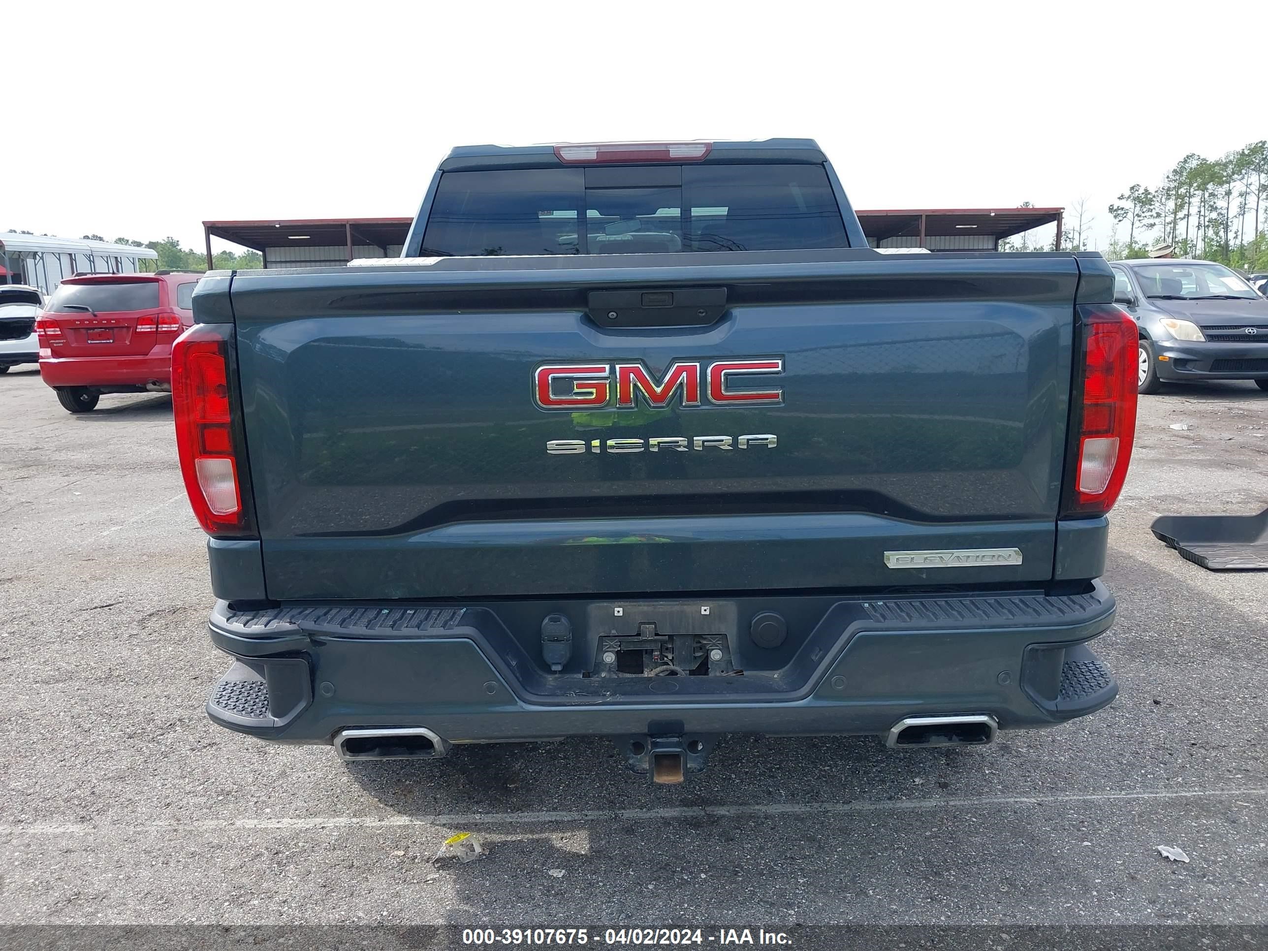 2020 GMC Sierra 1500 4Wd Short Box Elevation vin: 3GTU9CED9LG108475