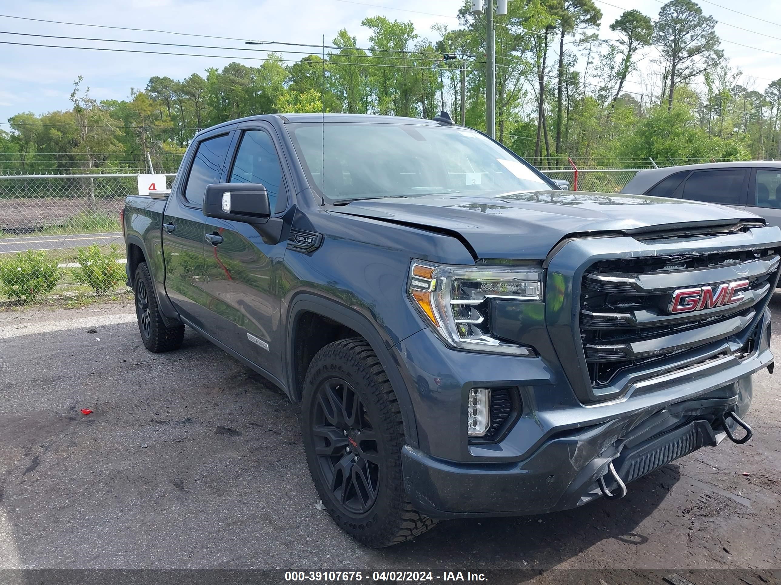 2020 GMC Sierra 1500 4Wd Short Box Elevation vin: 3GTU9CED9LG108475